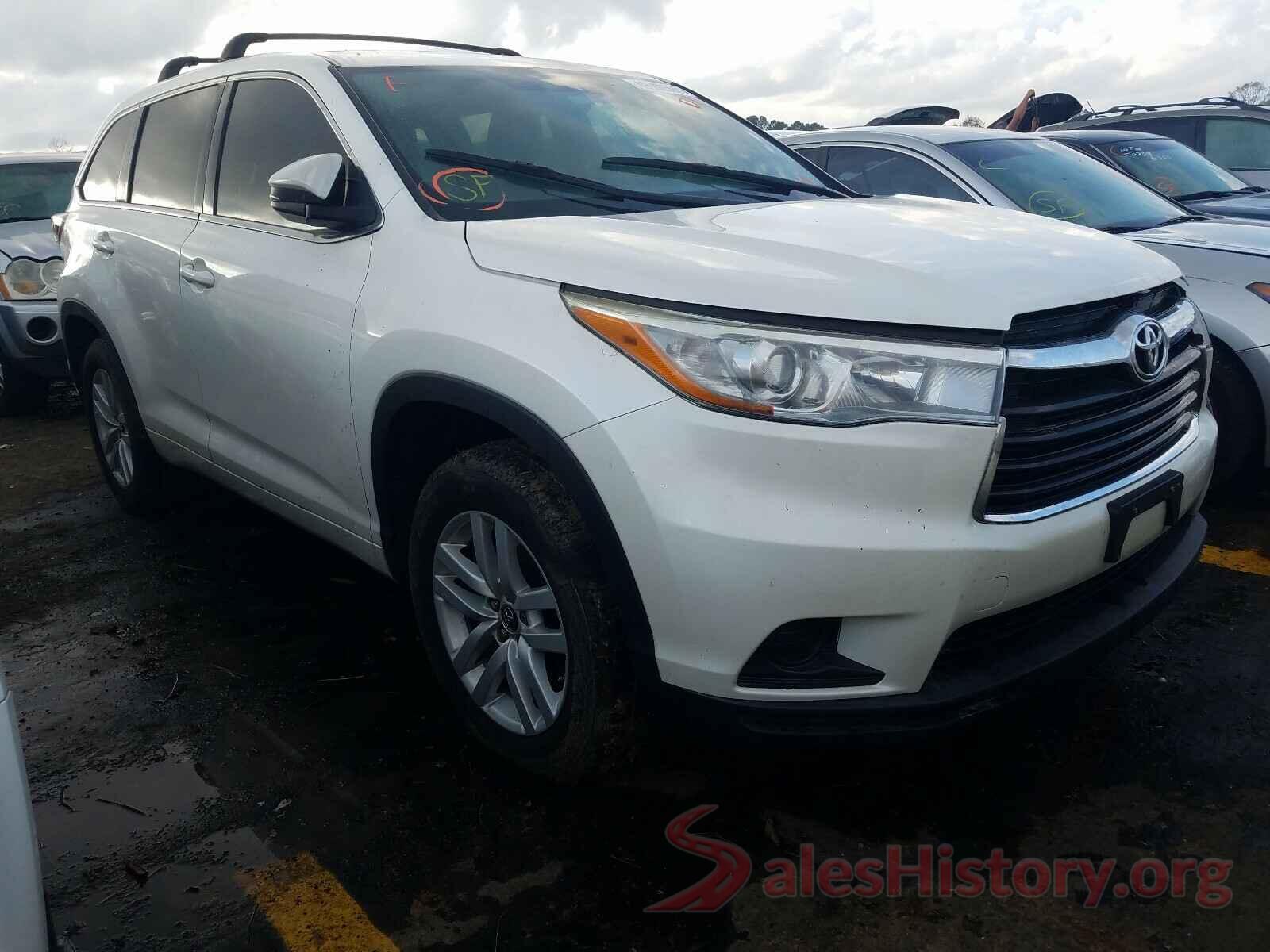 5TDZKRFH8GS145006 2016 TOYOTA HIGHLANDER