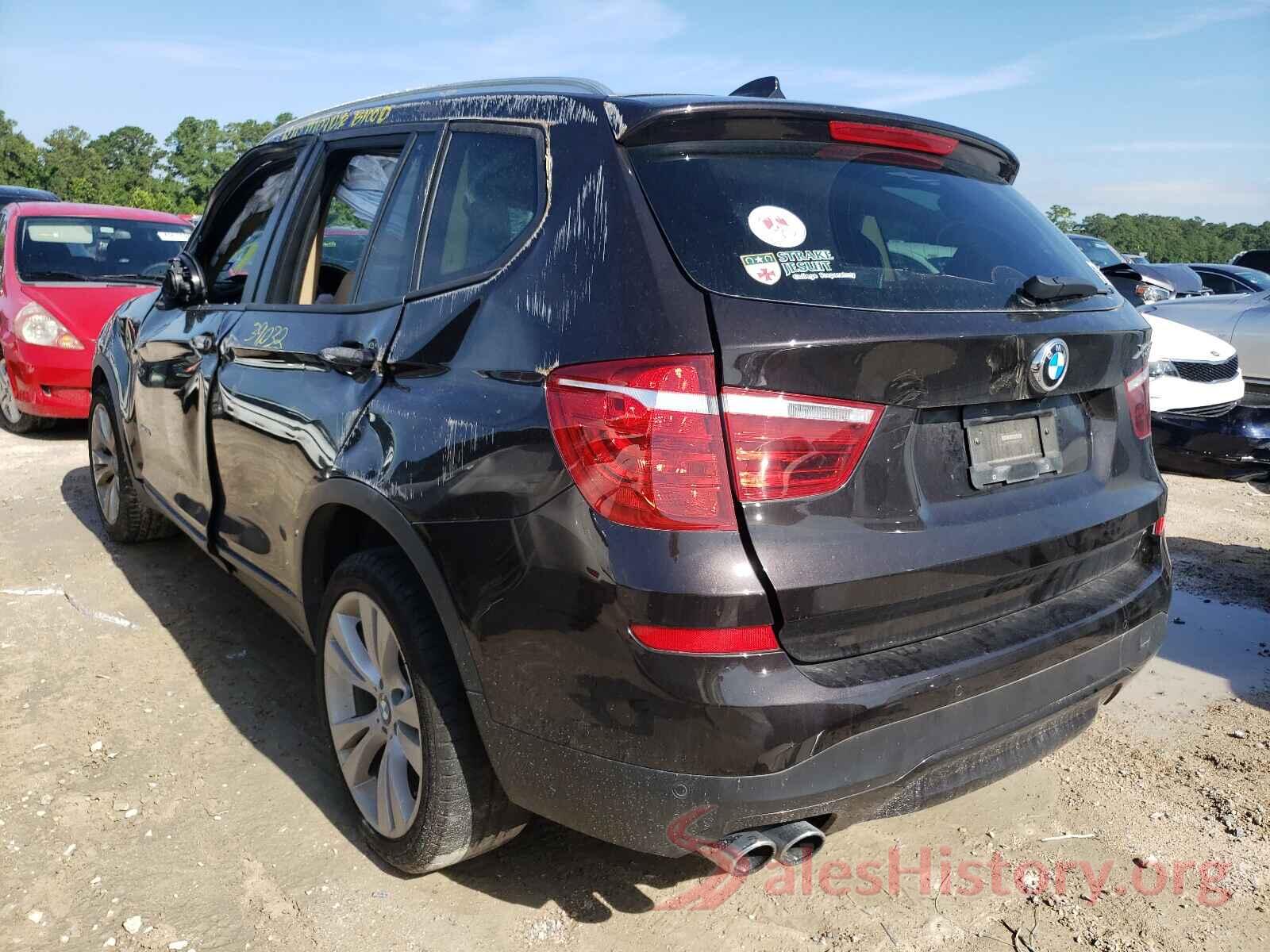 5UXWZ7C58G0T43325 2016 BMW X3