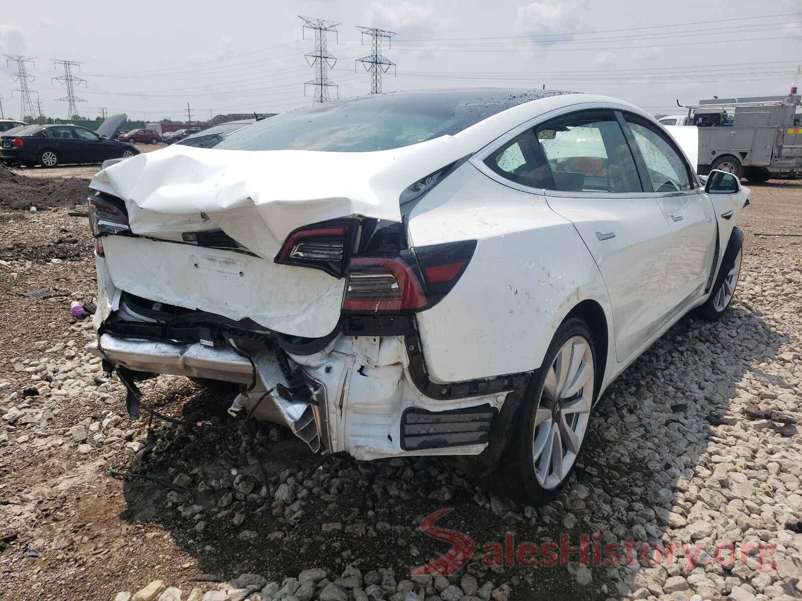 5YJ3E1EA4KF311876 2019 TESLA MODEL 3