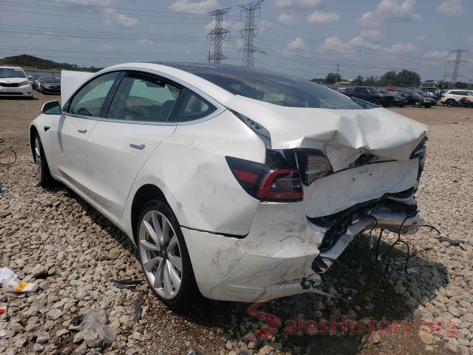 5YJ3E1EA4KF311876 2019 TESLA MODEL 3