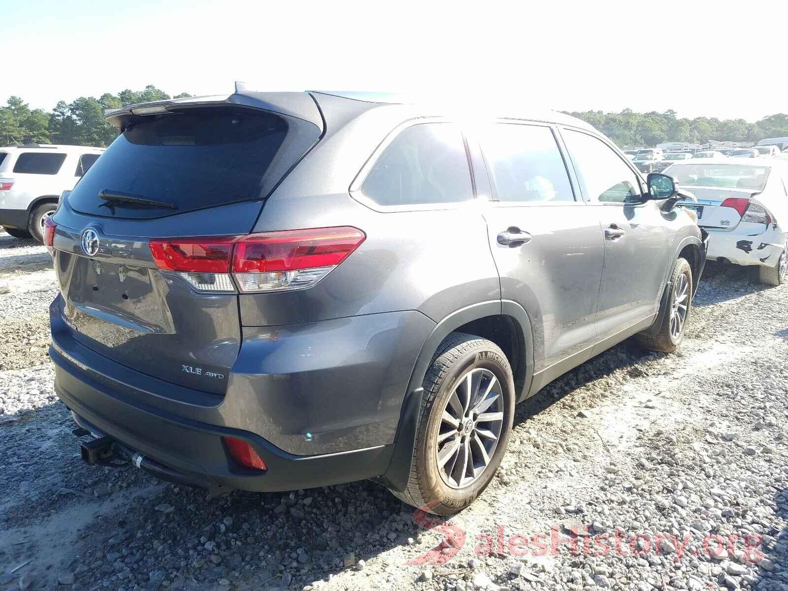 5TDJZRFH0KS713122 2019 TOYOTA HIGHLANDER