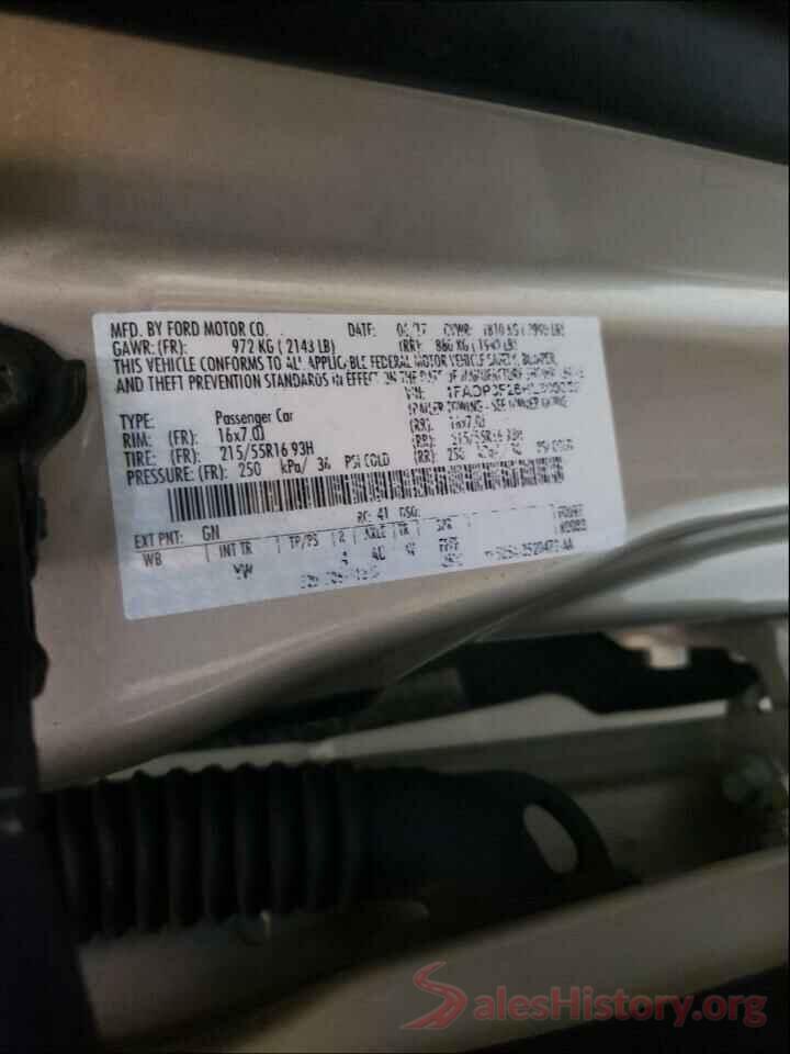 1FADP3F26HL300052 2017 FORD FOCUS