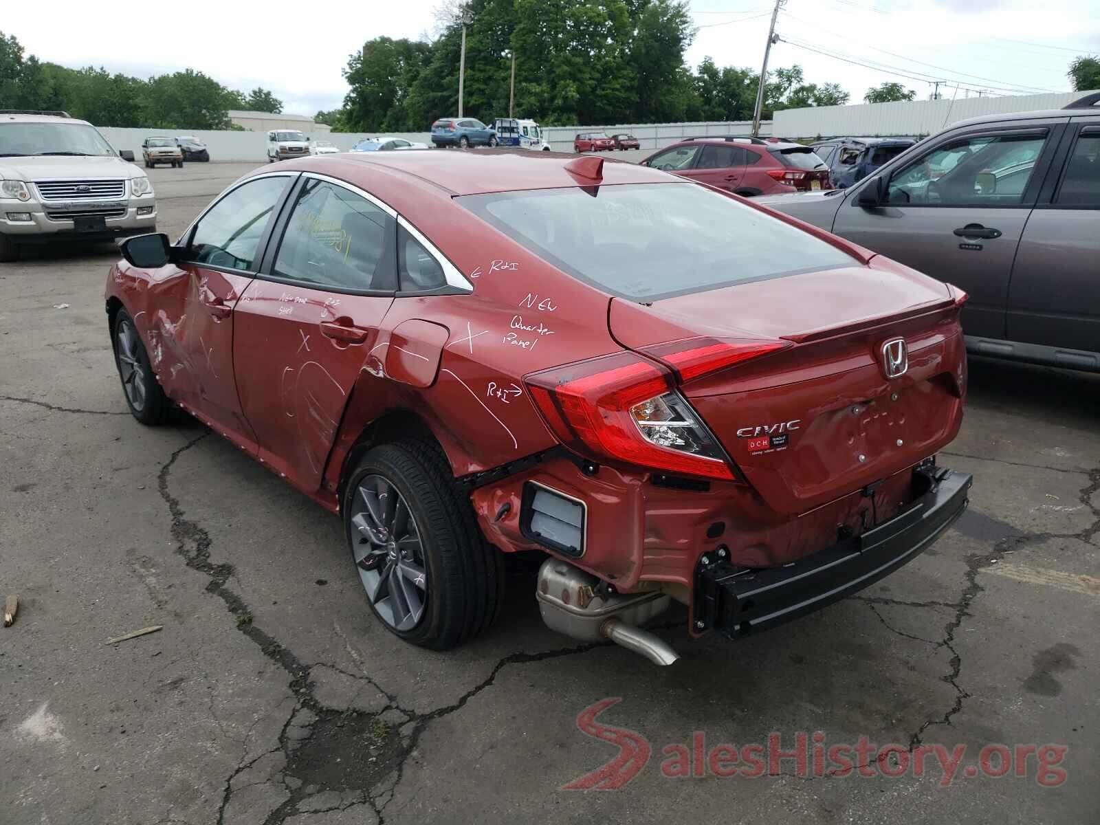 2HGFC1F38MH702742 2021 HONDA CIVIC