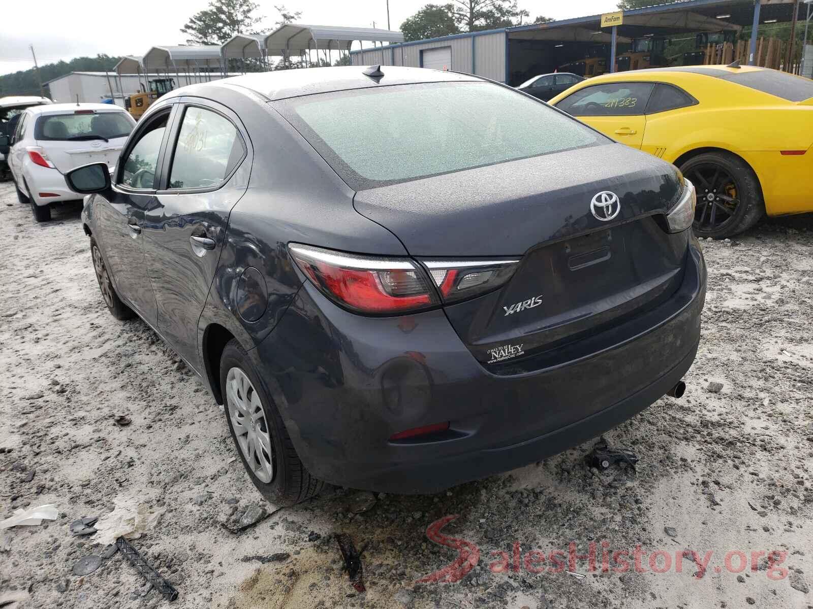 3MYDLBYV0KY505325 2019 TOYOTA YARIS