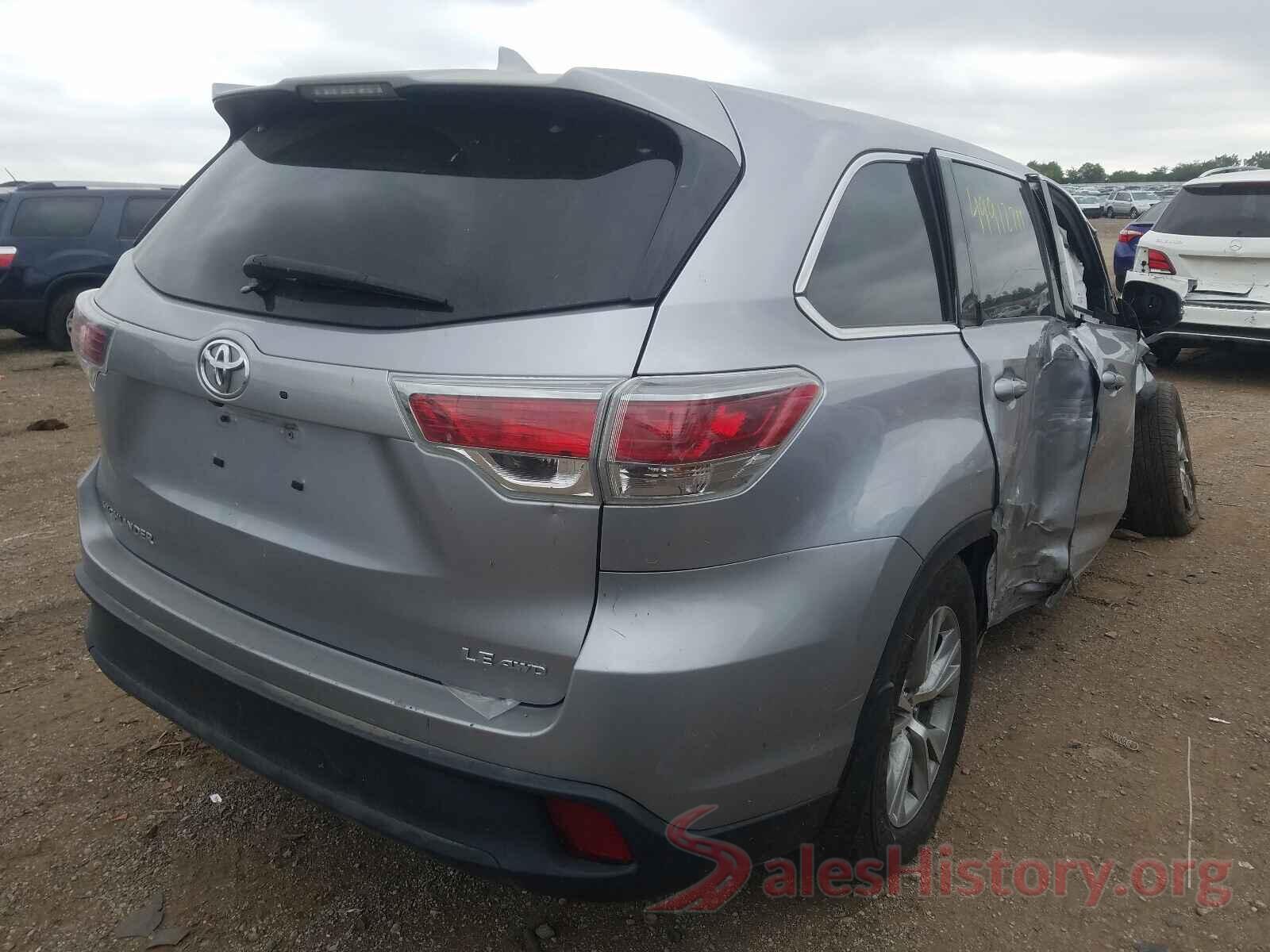 5TDBKRFH6GS350812 2016 TOYOTA HIGHLANDER