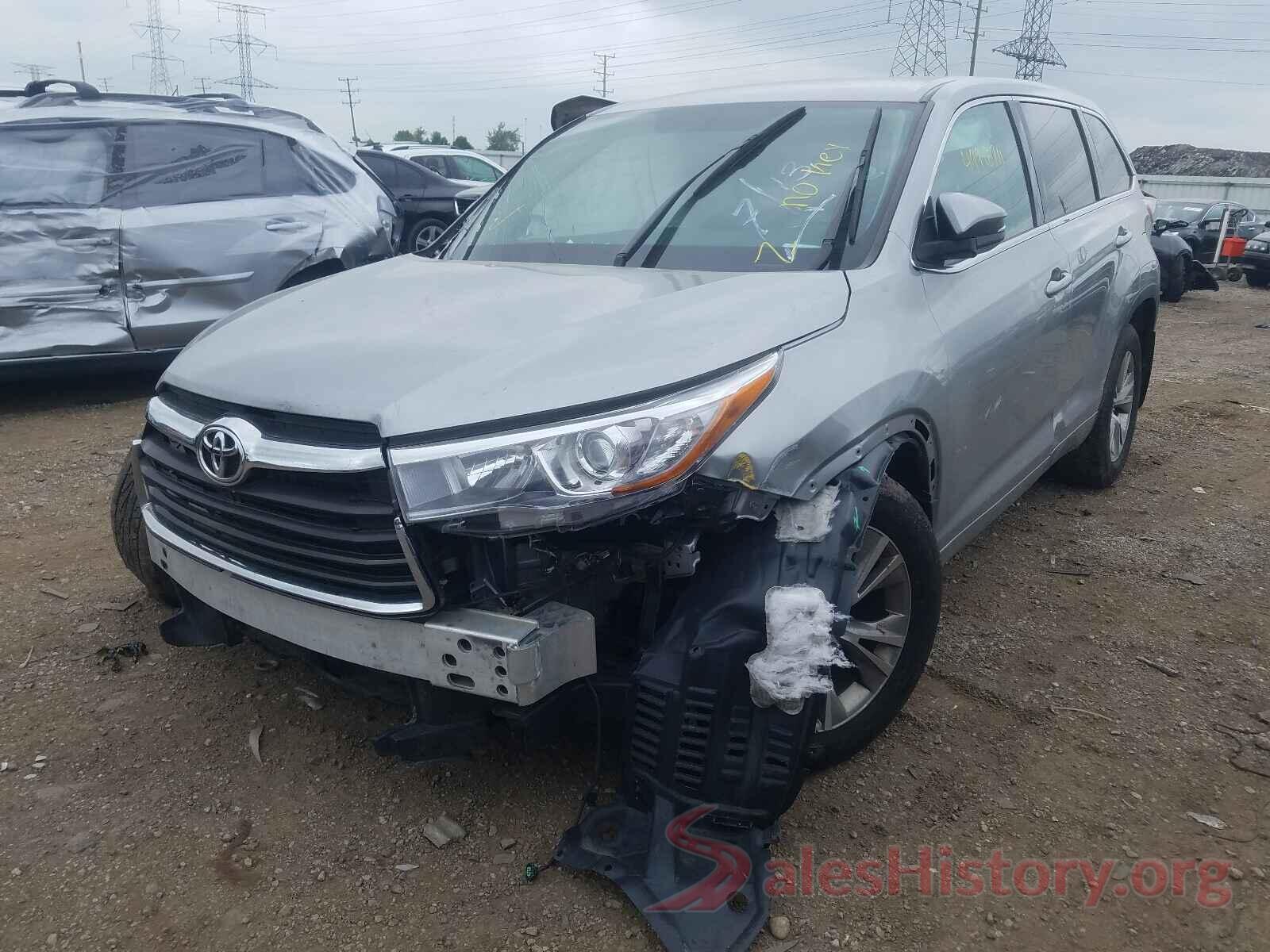 5TDBKRFH6GS350812 2016 TOYOTA HIGHLANDER