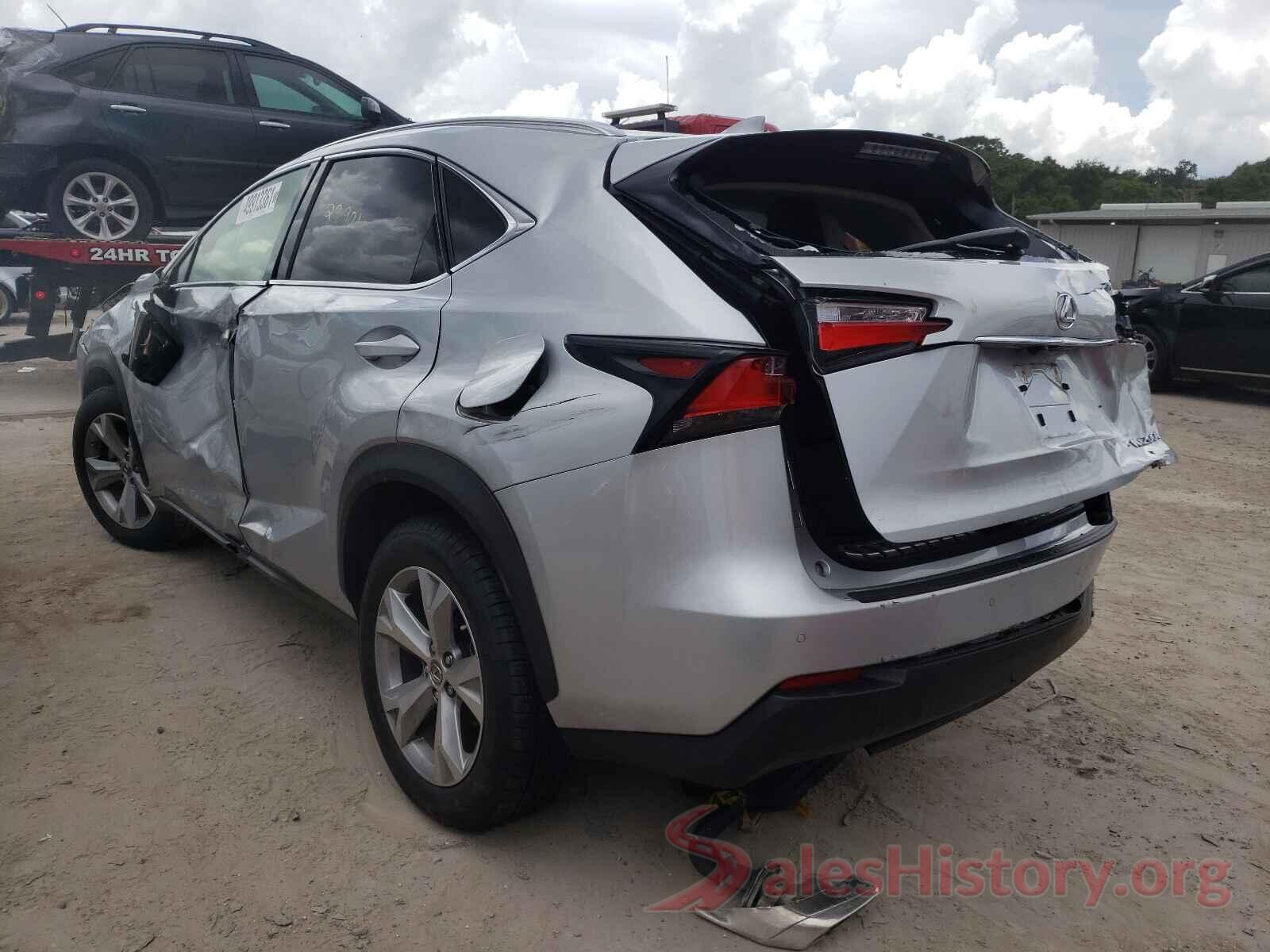 JTJYARBZ4H2070436 2017 LEXUS NX