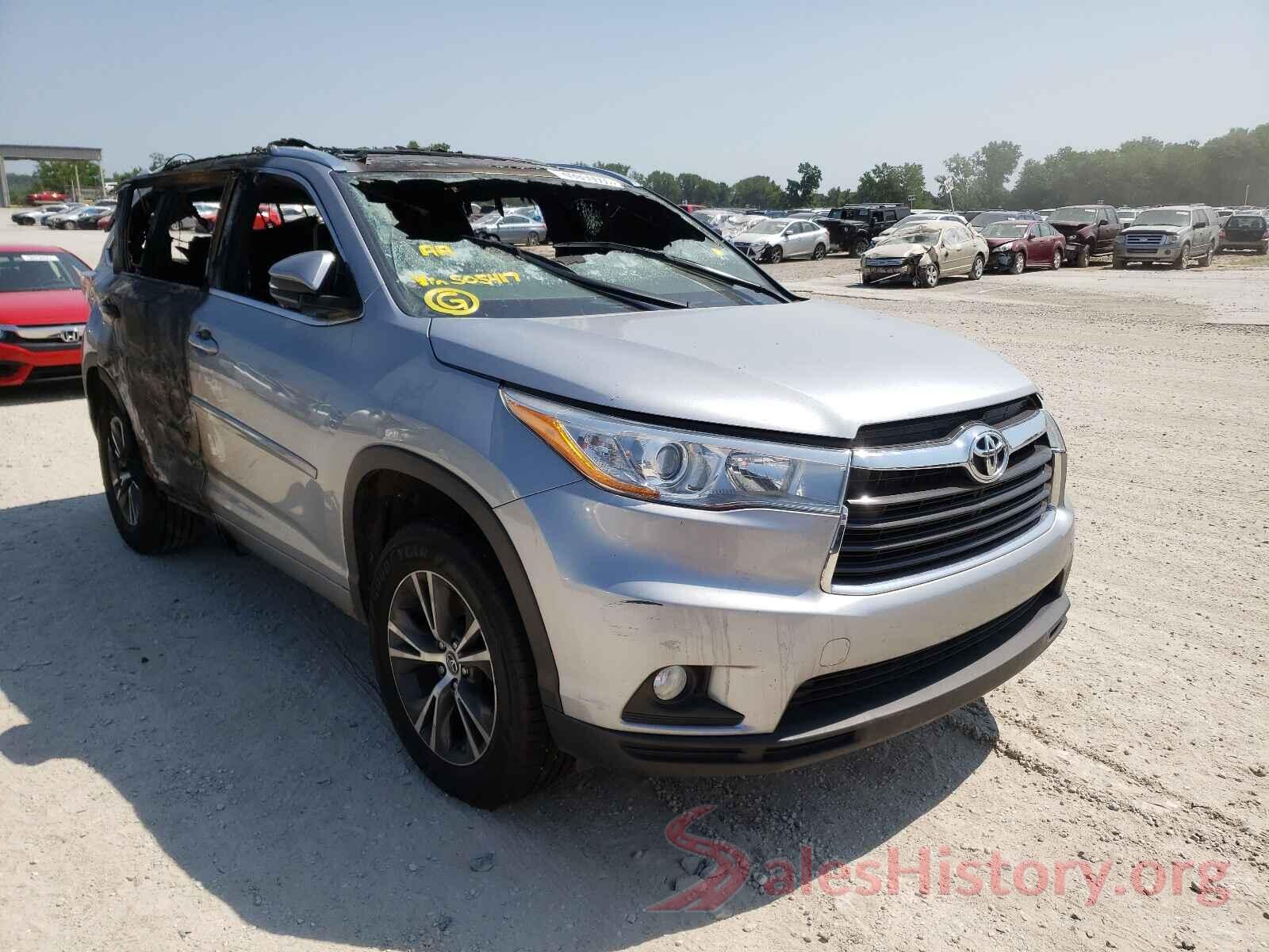 5TDKKRFH9GS505417 2016 TOYOTA HIGHLANDER