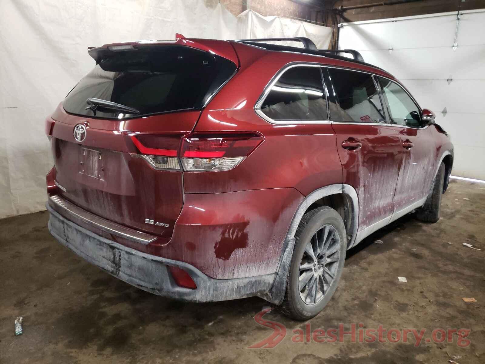 5TDJZRFH1KS609657 2019 TOYOTA HIGHLANDER