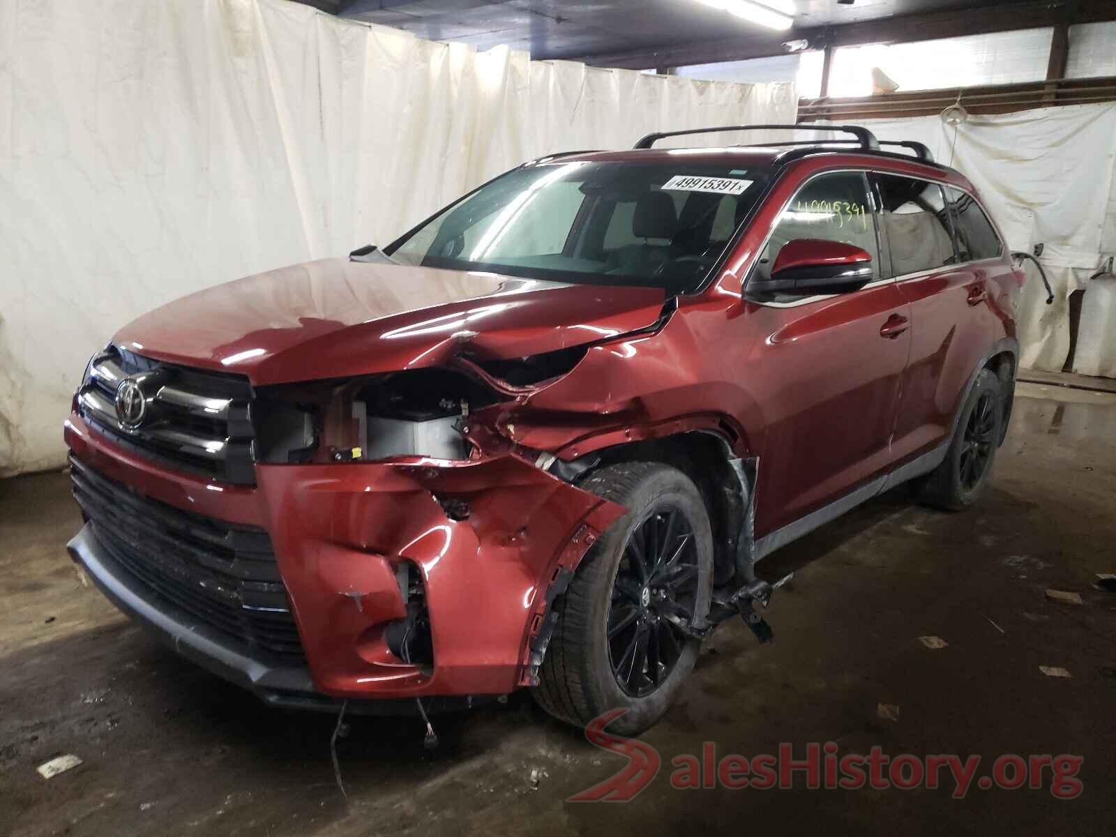 5TDJZRFH1KS609657 2019 TOYOTA HIGHLANDER