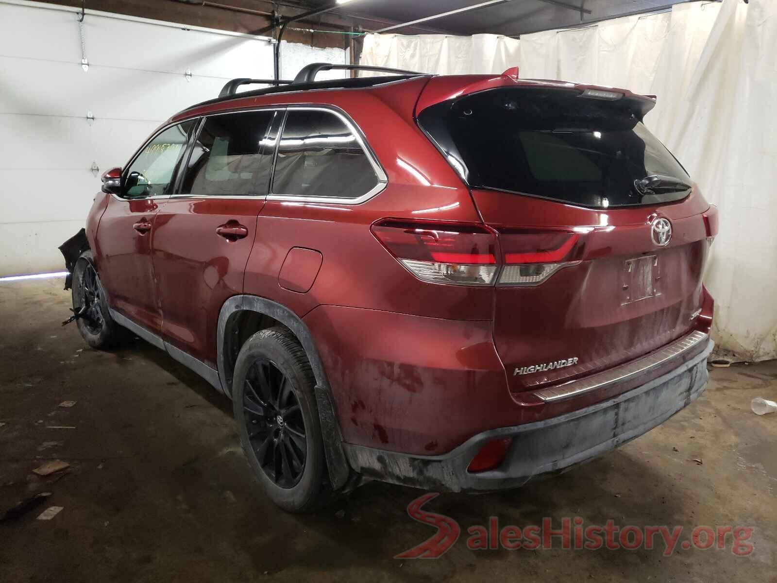 5TDJZRFH1KS609657 2019 TOYOTA HIGHLANDER