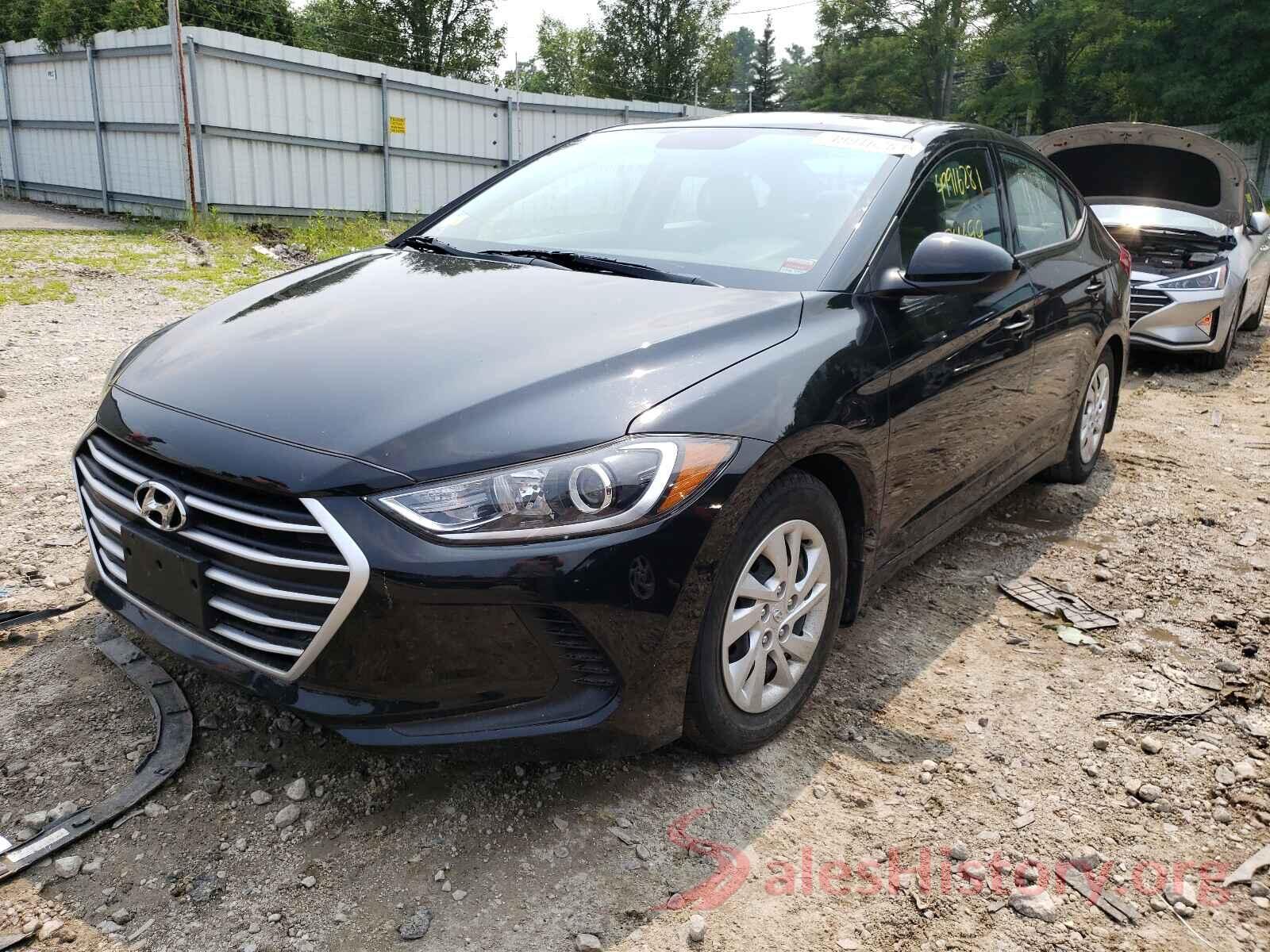 5NPD74LF7JH351481 2018 HYUNDAI ELANTRA