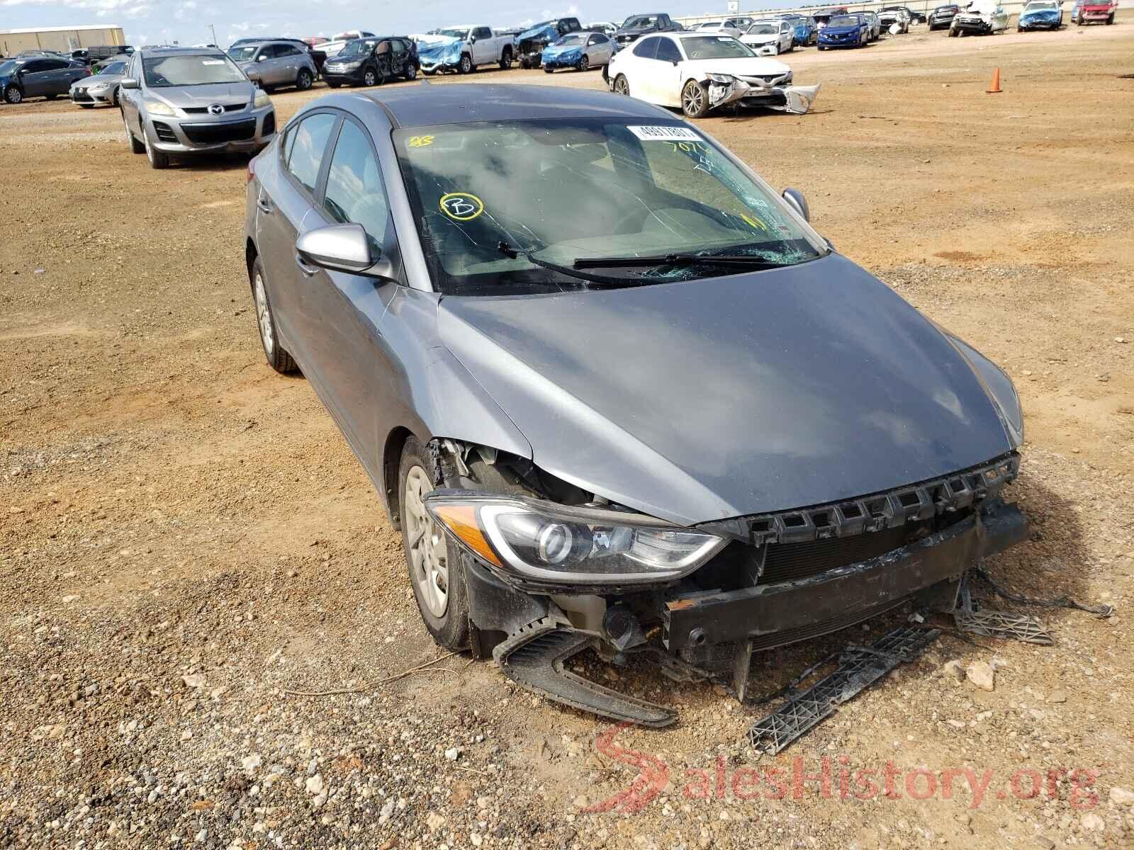 KMHD74LF7HU117076 2017 HYUNDAI ELANTRA