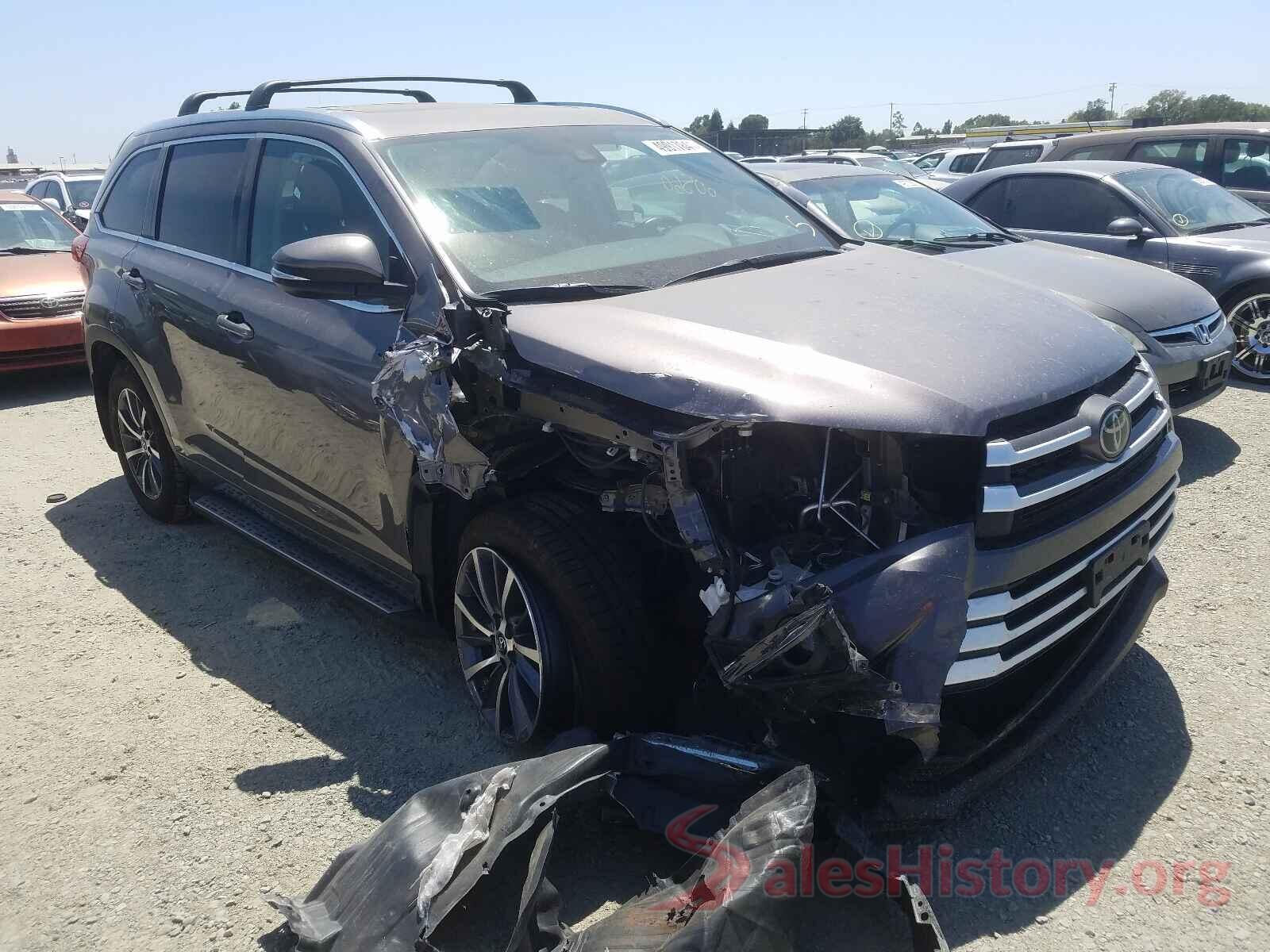 5TDJZRFH7HS478324 2017 TOYOTA HIGHLANDER