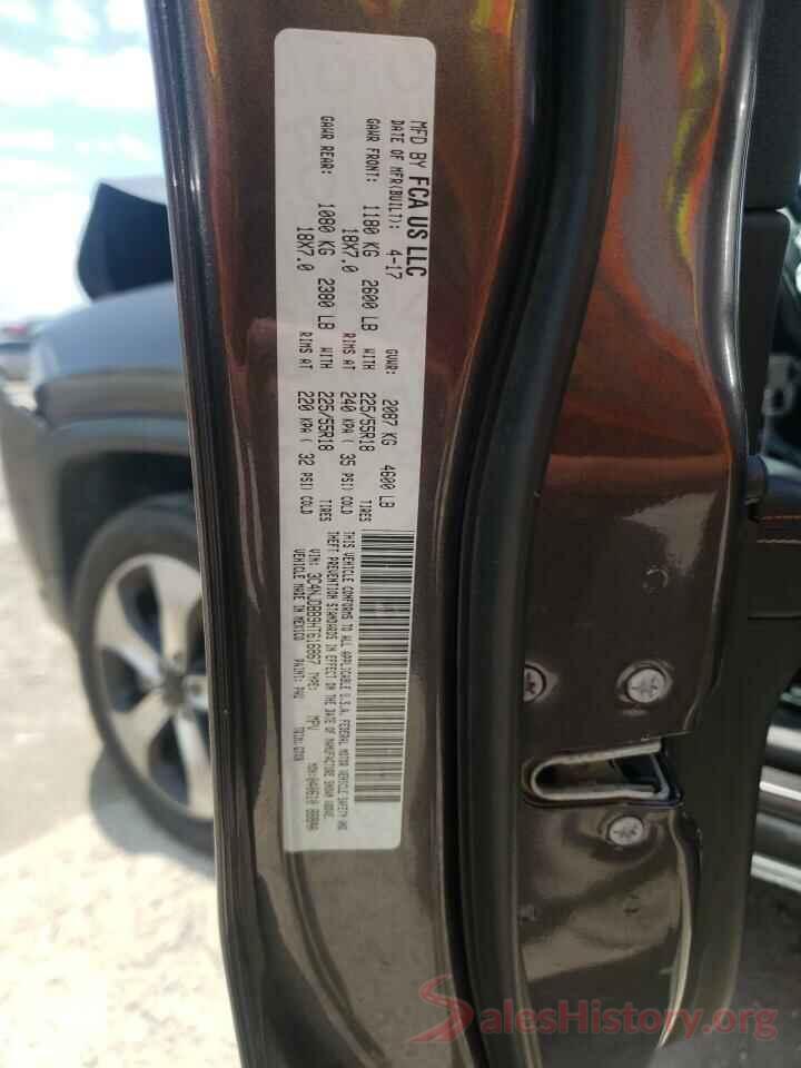 3C4NJDBB9HT616867 2017 JEEP COMPASS