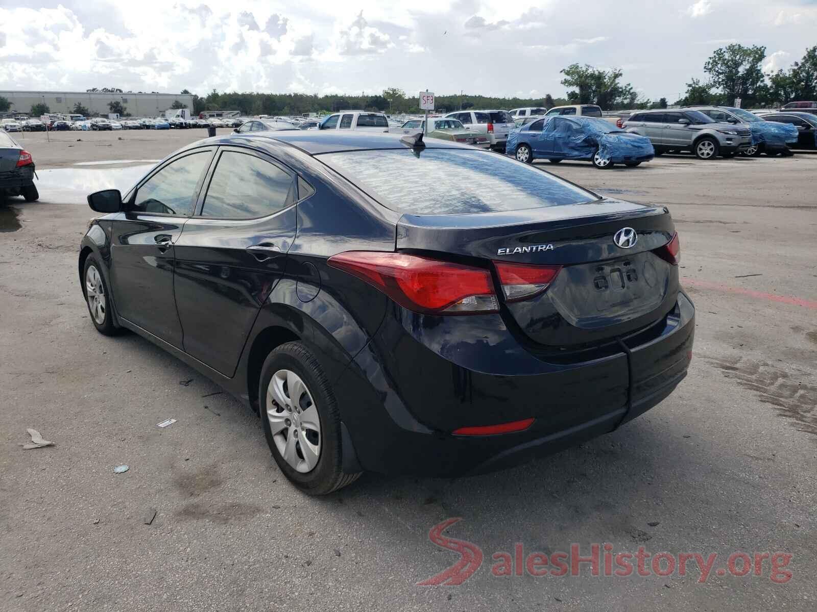 5NPDH4AE4GH760747 2016 HYUNDAI ELANTRA