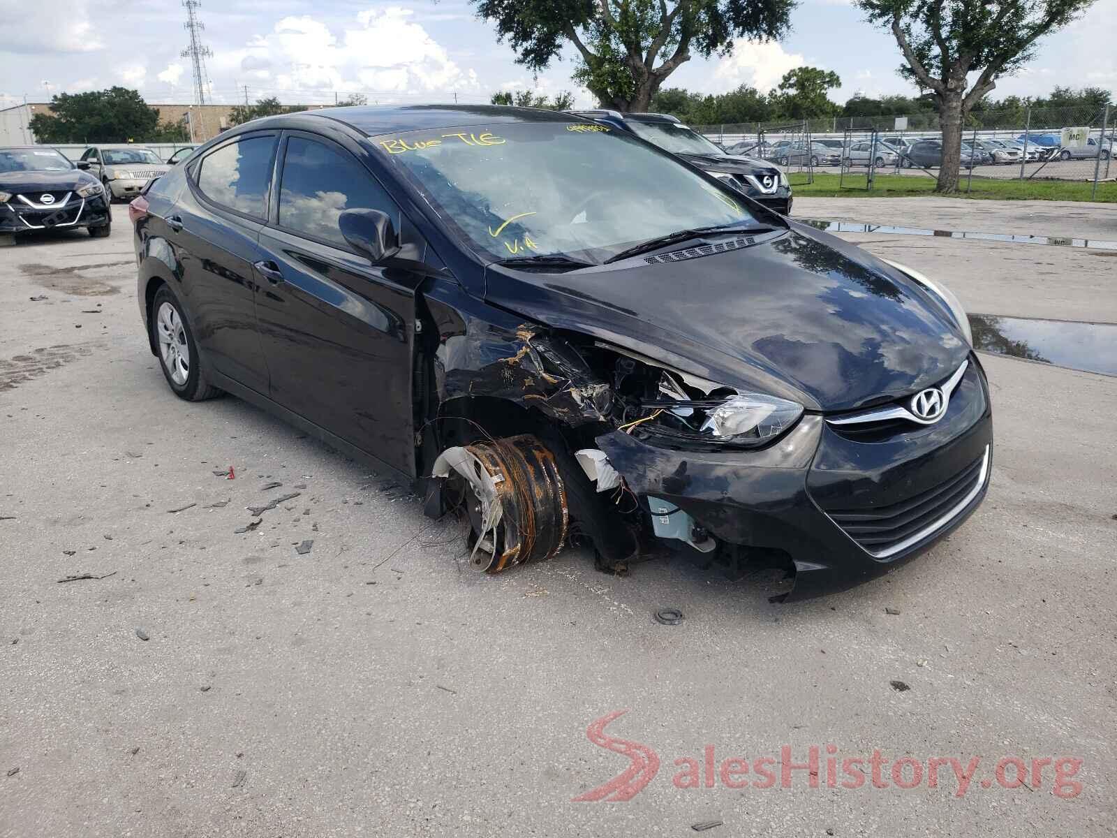 5NPDH4AE4GH760747 2016 HYUNDAI ELANTRA