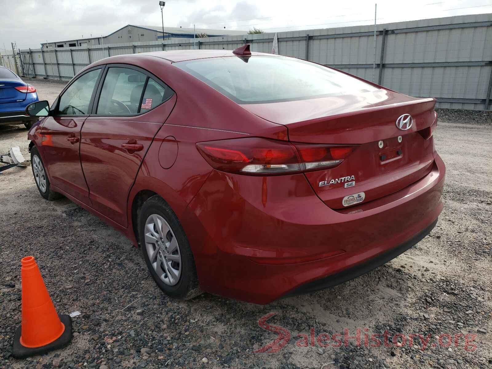 KMHD74LF2HU188976 2017 HYUNDAI ELANTRA