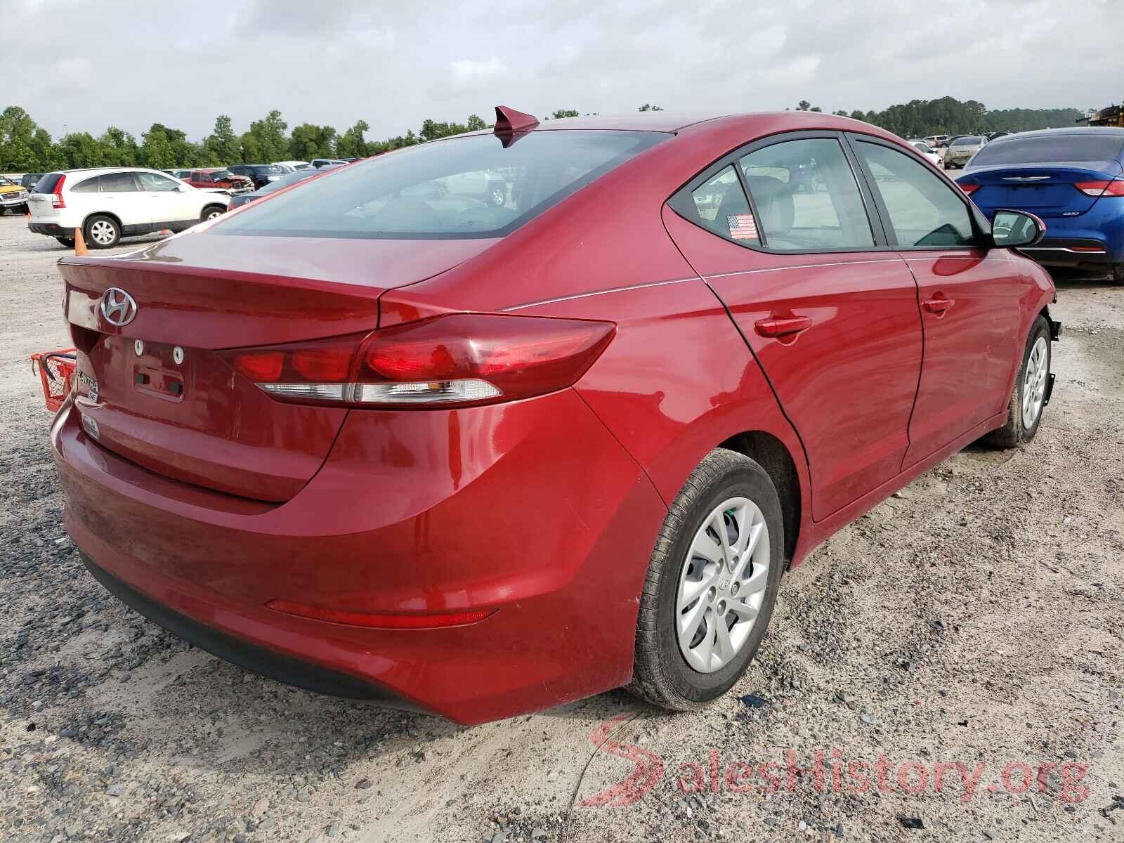 KMHD74LF2HU188976 2017 HYUNDAI ELANTRA