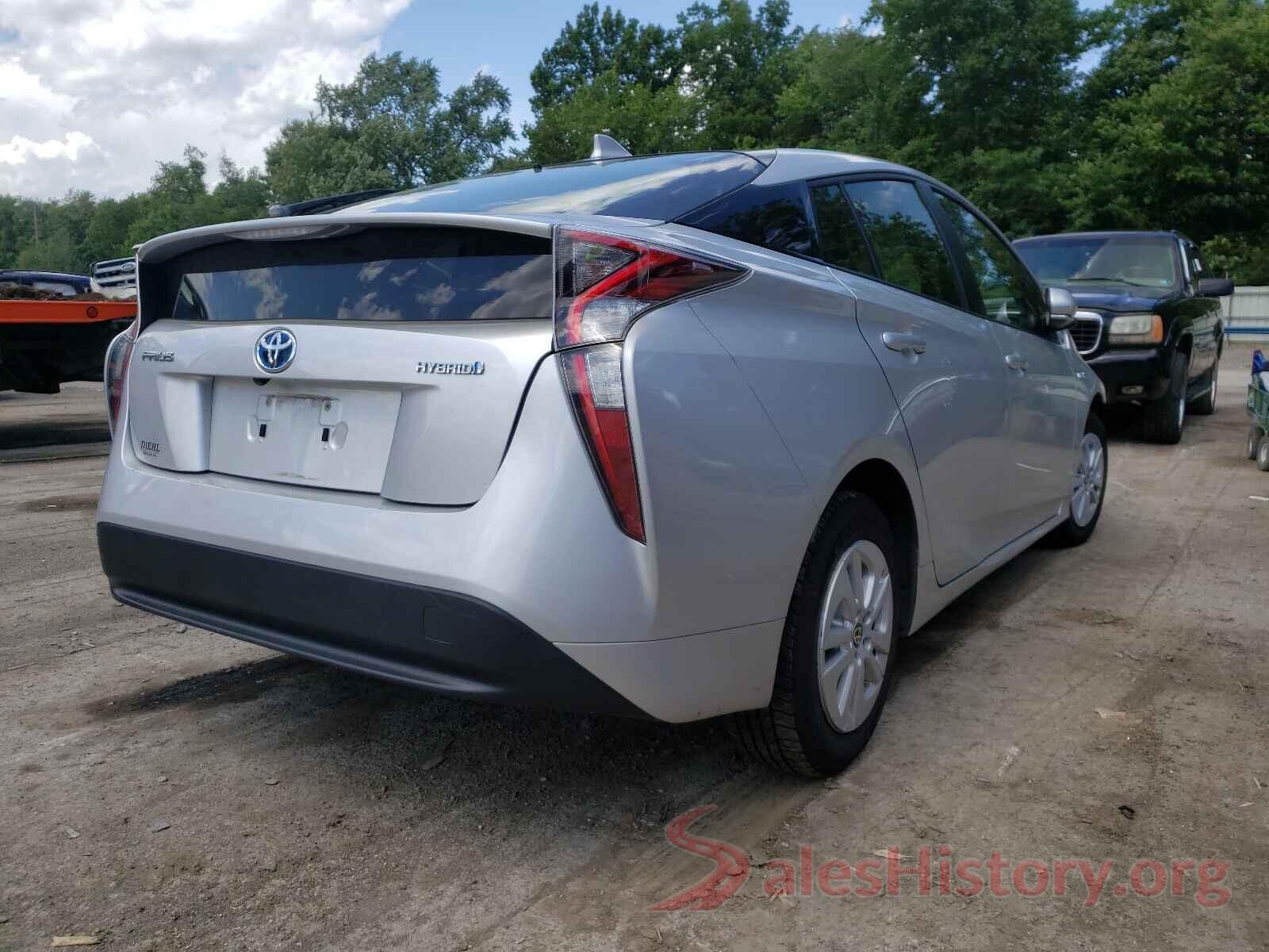 JTDKBRFU5H3545039 2017 TOYOTA PRIUS