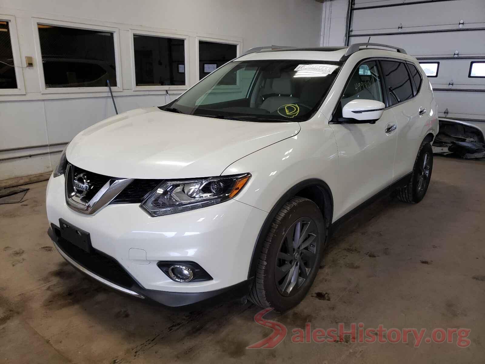 5N1AT2MV9GC778542 2016 NISSAN ROGUE