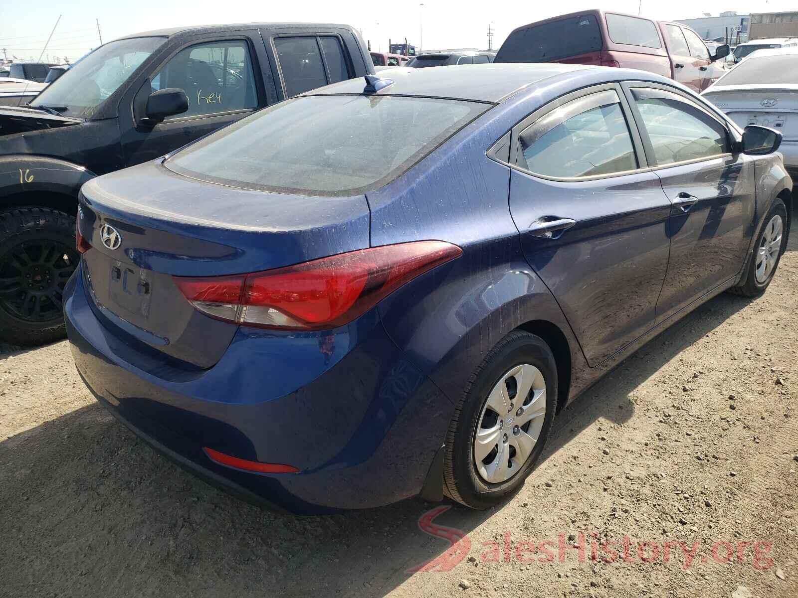 5NPDH4AE6GH792969 2016 HYUNDAI ELANTRA