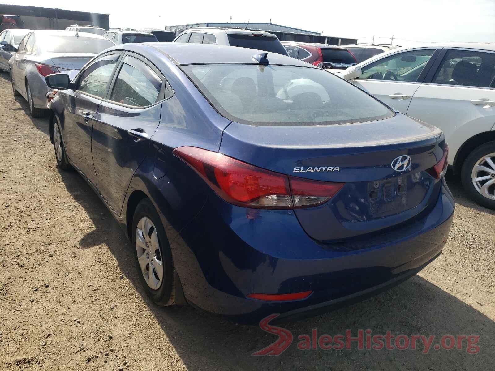 5NPDH4AE6GH792969 2016 HYUNDAI ELANTRA