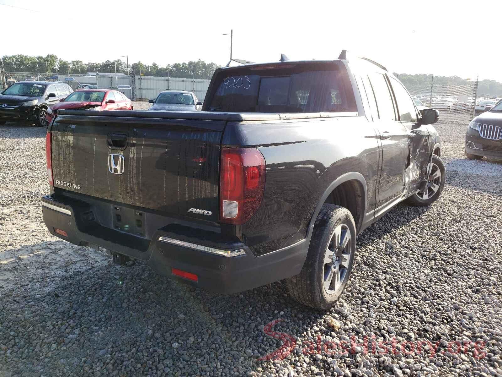 5FPYK3F74HB029203 2017 HONDA RIDGELINE