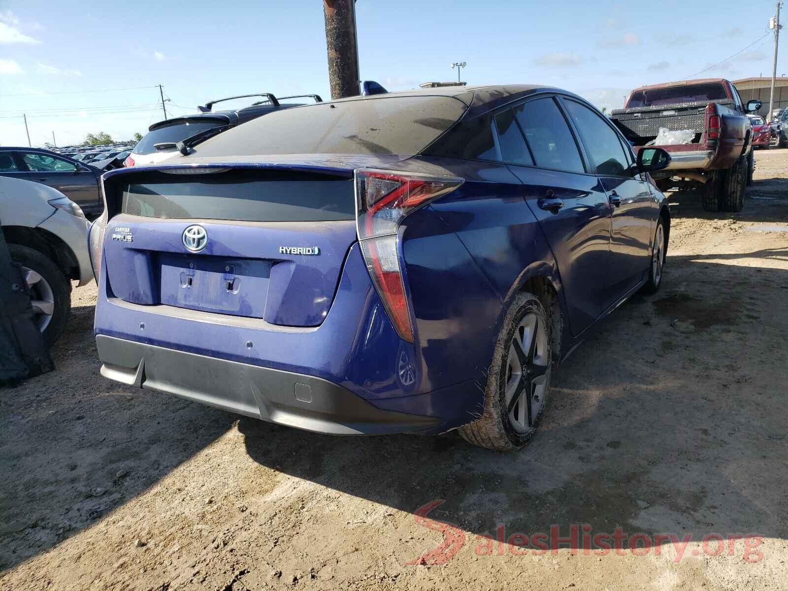 JTDKARFU1G3514937 2016 TOYOTA PRIUS