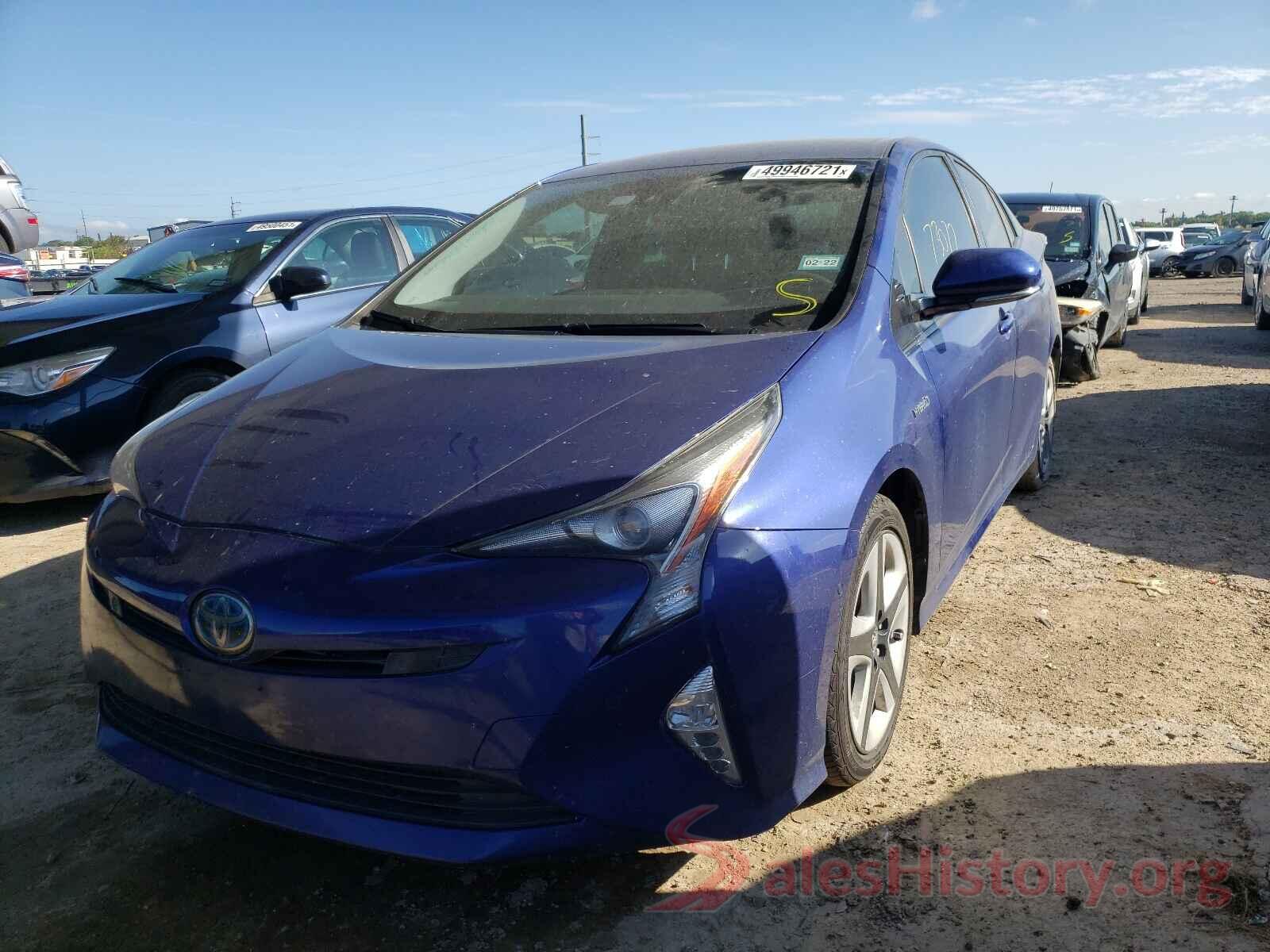 JTDKARFU1G3514937 2016 TOYOTA PRIUS