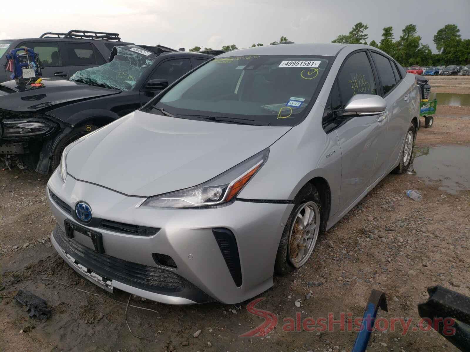 JTDKARFUXL3112196 2020 TOYOTA PRIUS