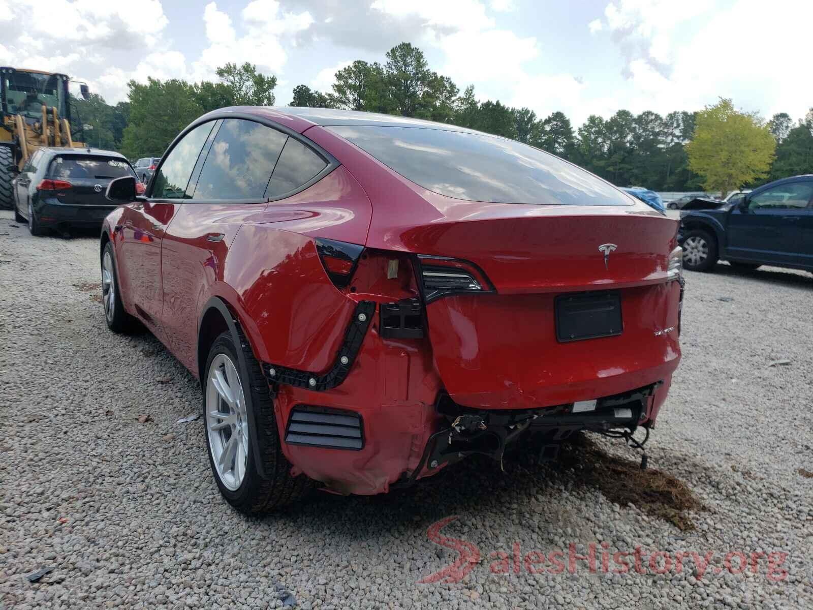 5YJYGDEE3MF136995 2021 TESLA MODEL Y