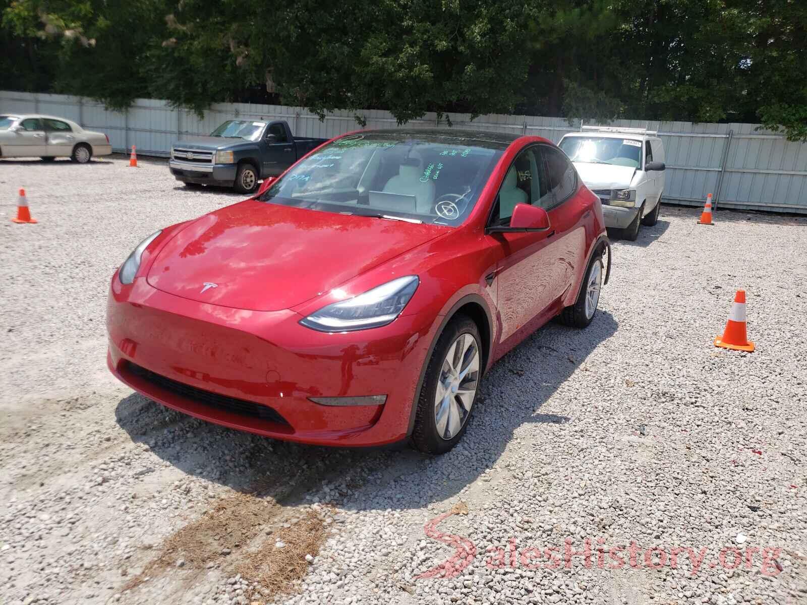 5YJYGDEE3MF136995 2021 TESLA MODEL Y