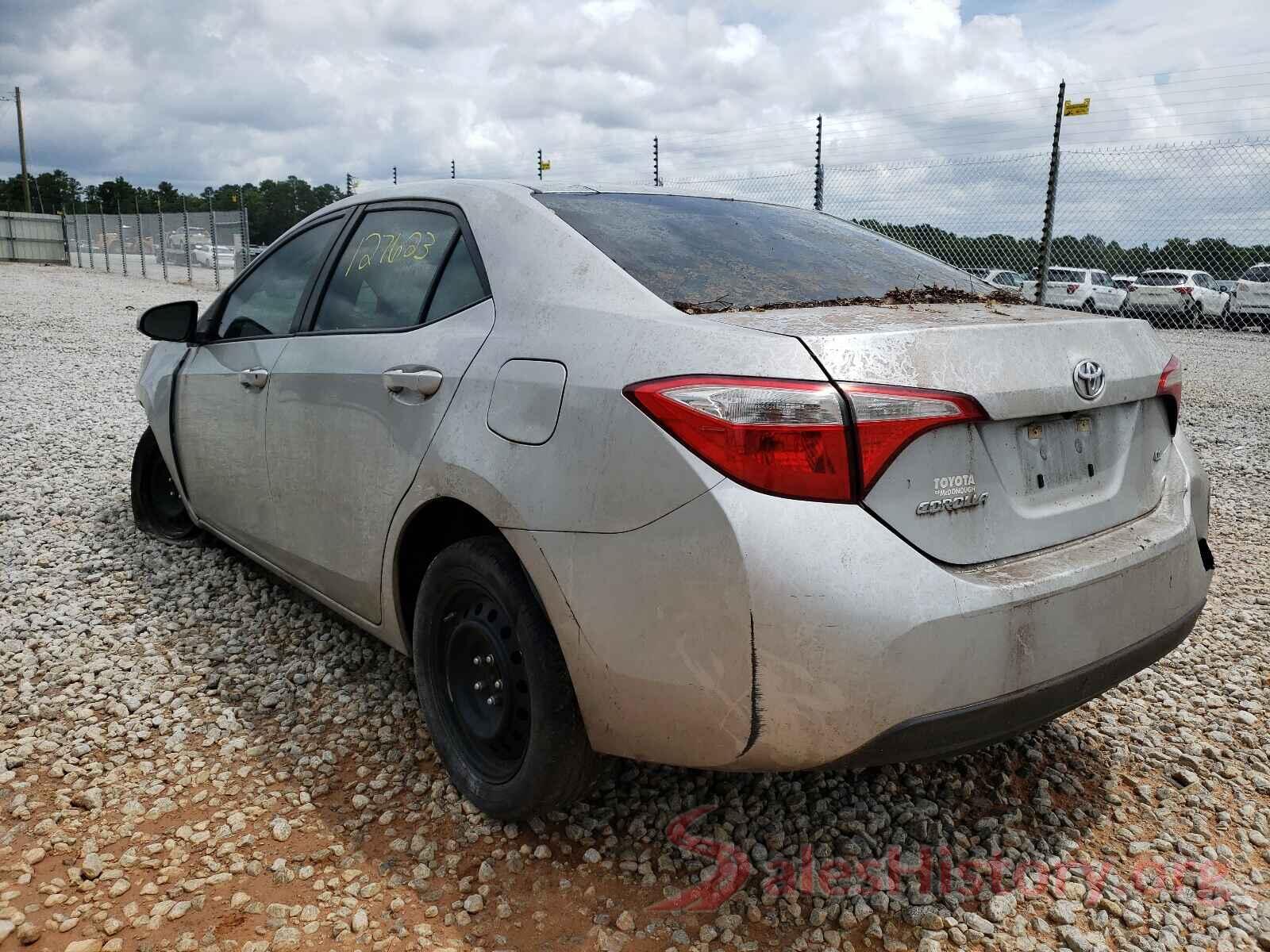 5YFBURHE3GP562363 2016 TOYOTA COROLLA