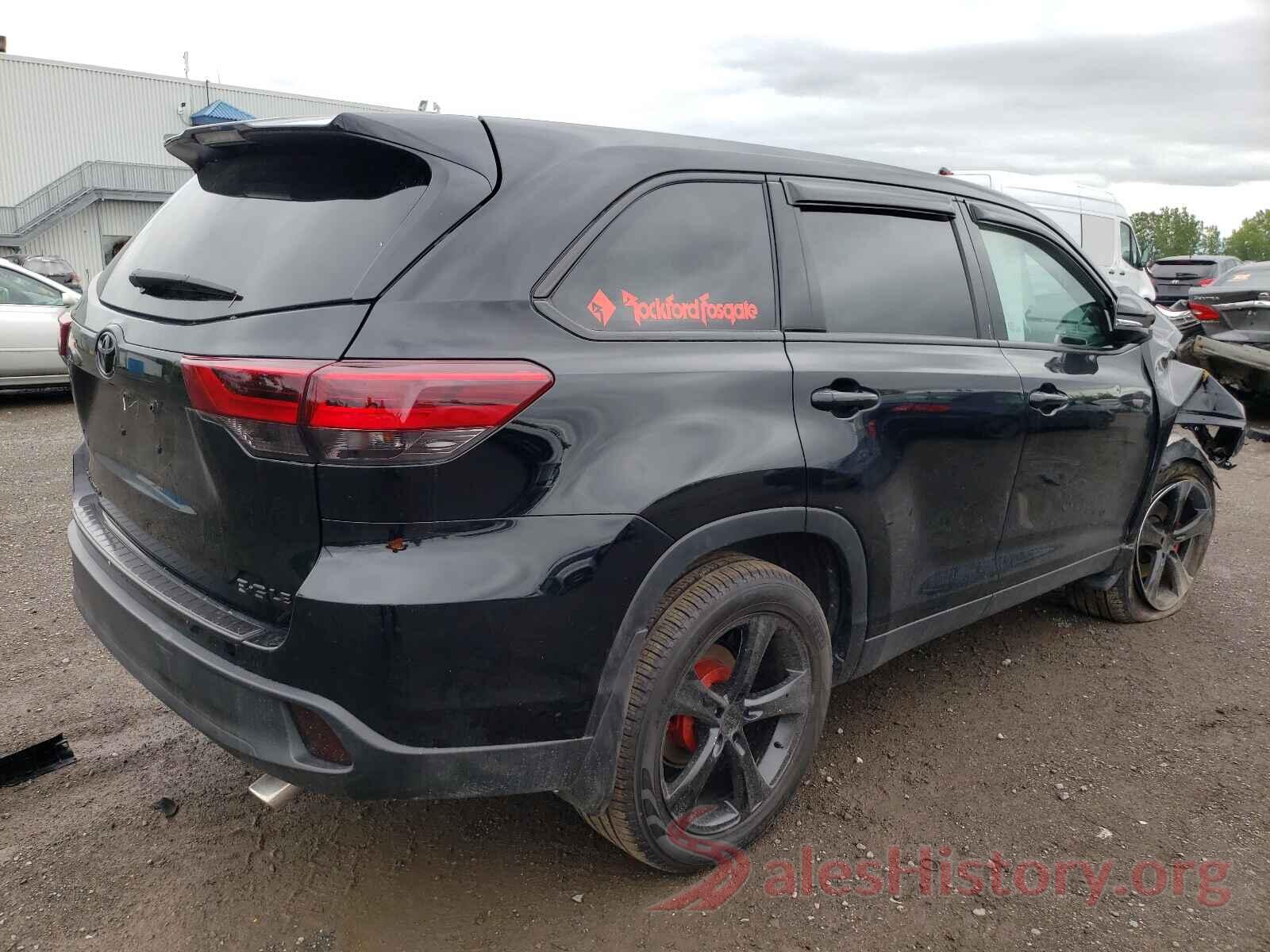 5TDZZRFH5KS306870 2019 TOYOTA HIGHLANDER