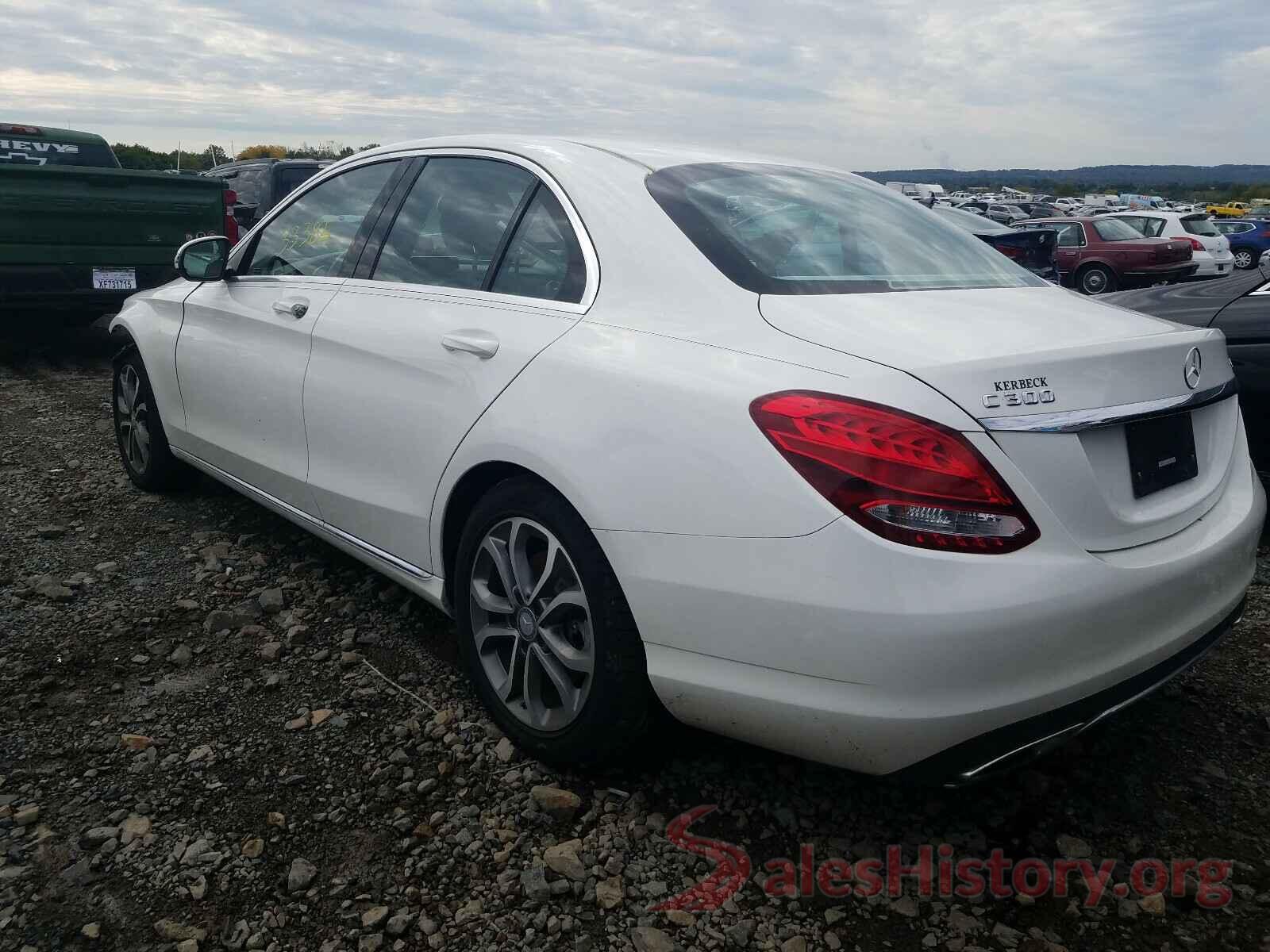 55SWF4KB0GU123127 2016 MERCEDES-BENZ C CLASS