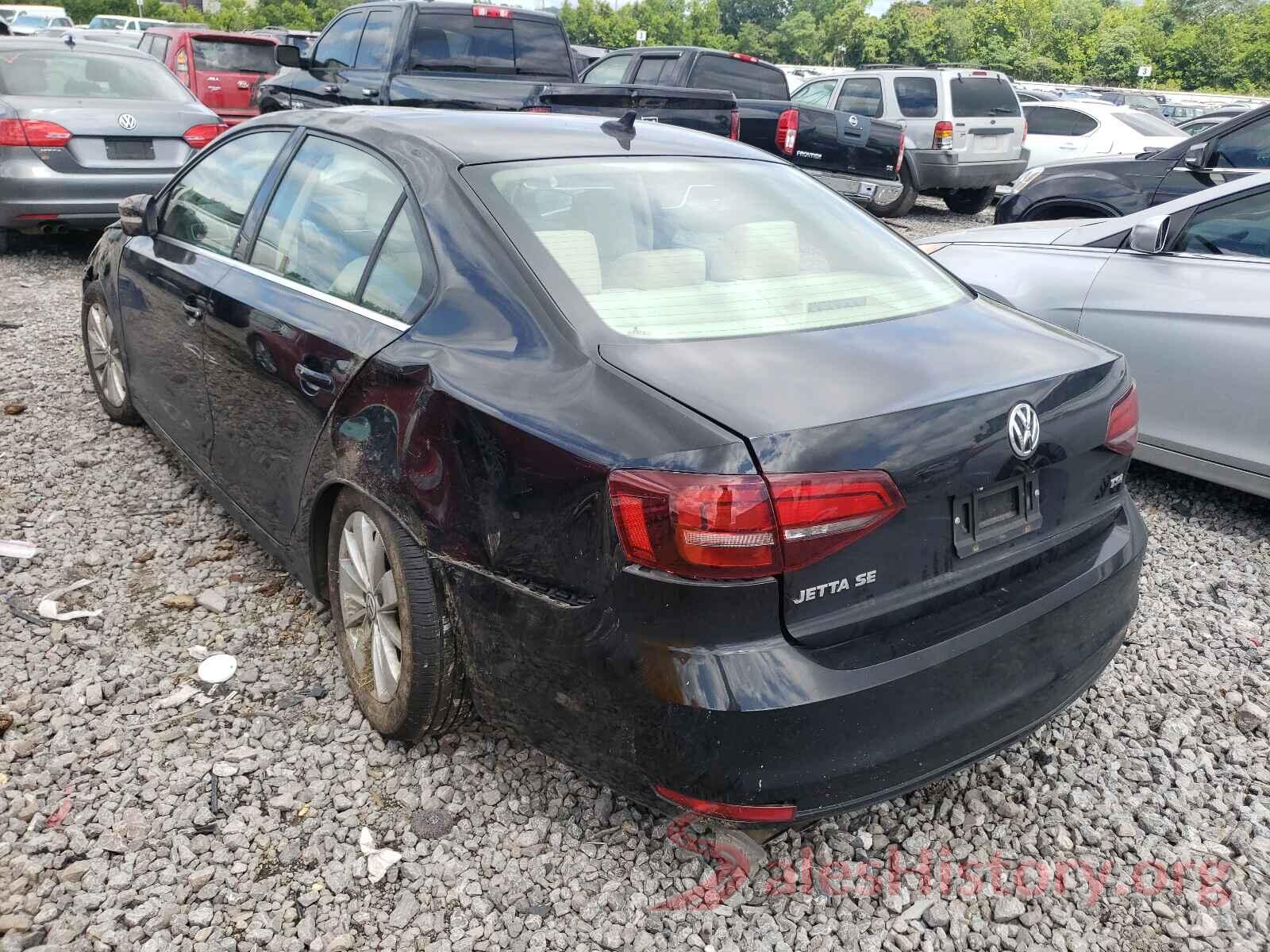 3VWD67AJ7GM312188 2016 VOLKSWAGEN JETTA