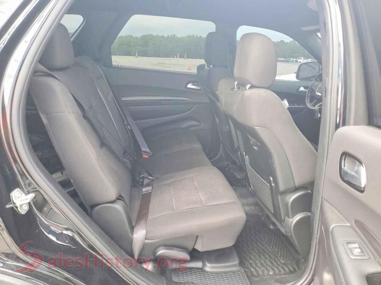 2023 DODGE DURANGO VIN 1C4RDJFG6PC653298, VIN plate