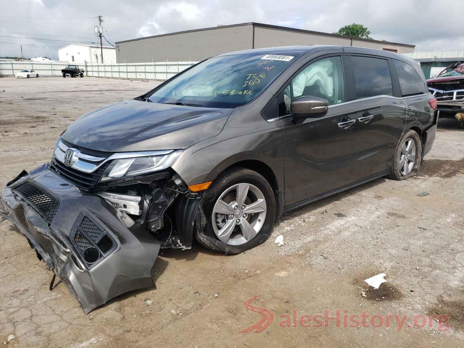 5FNRL6H72KB122494 2019 HONDA ODYSSEY