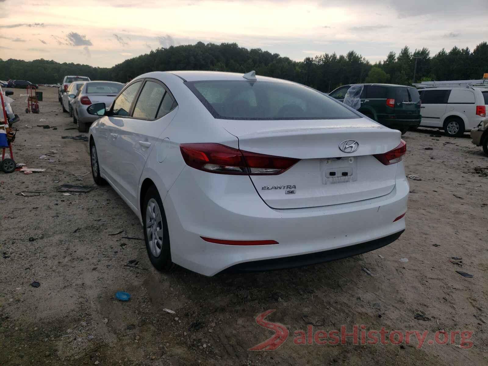 5NPD74LF2JH393668 2018 HYUNDAI ELANTRA