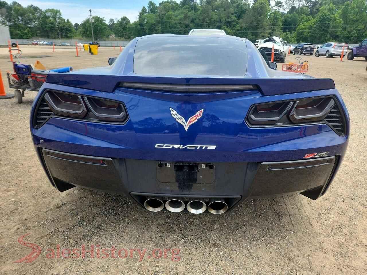 2017 CHEVROLET CORVETTE VIN 1G1YG2D76H5107062, left side view