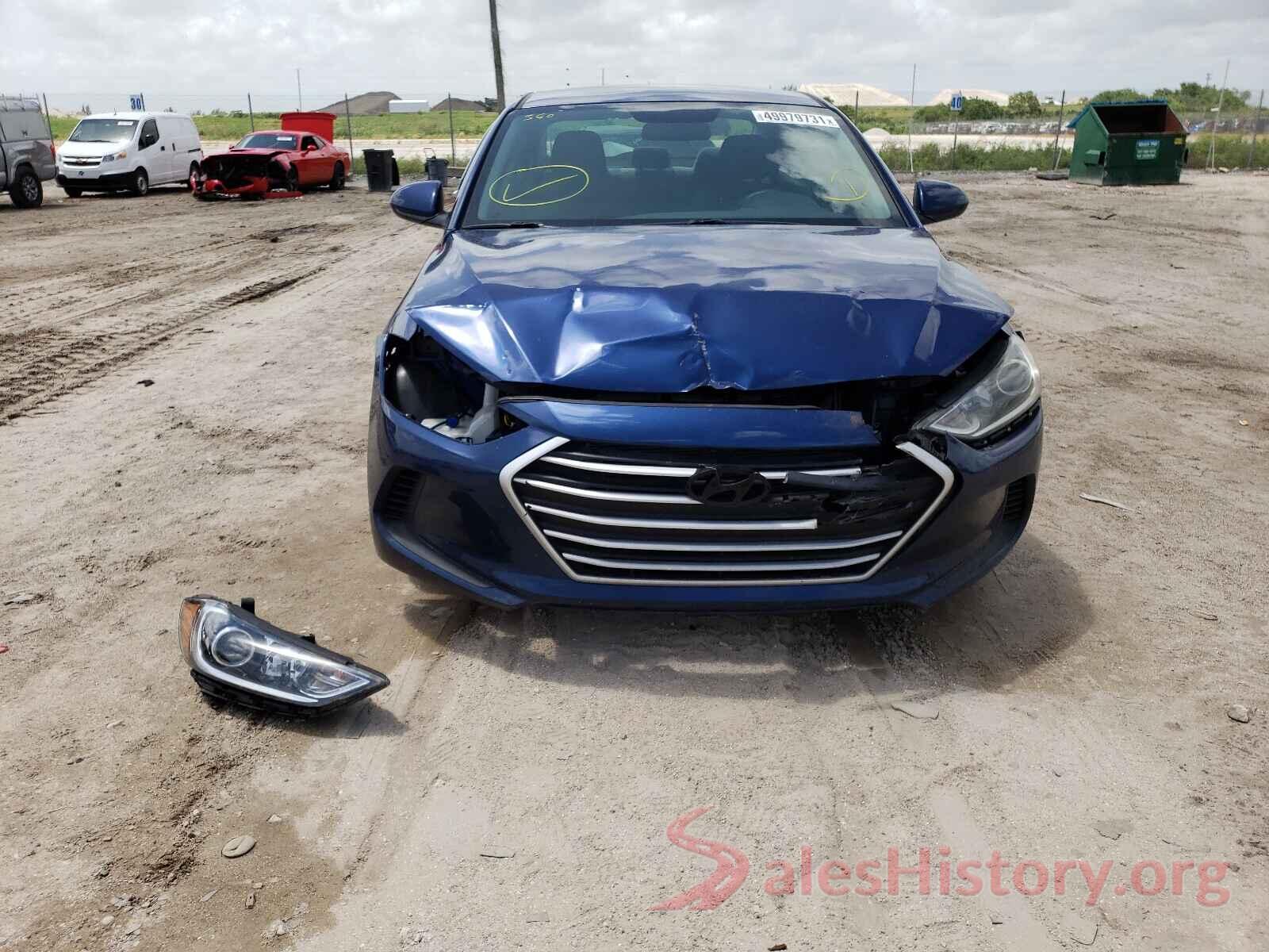 5NPD84LF5JH213550 2018 HYUNDAI ELANTRA