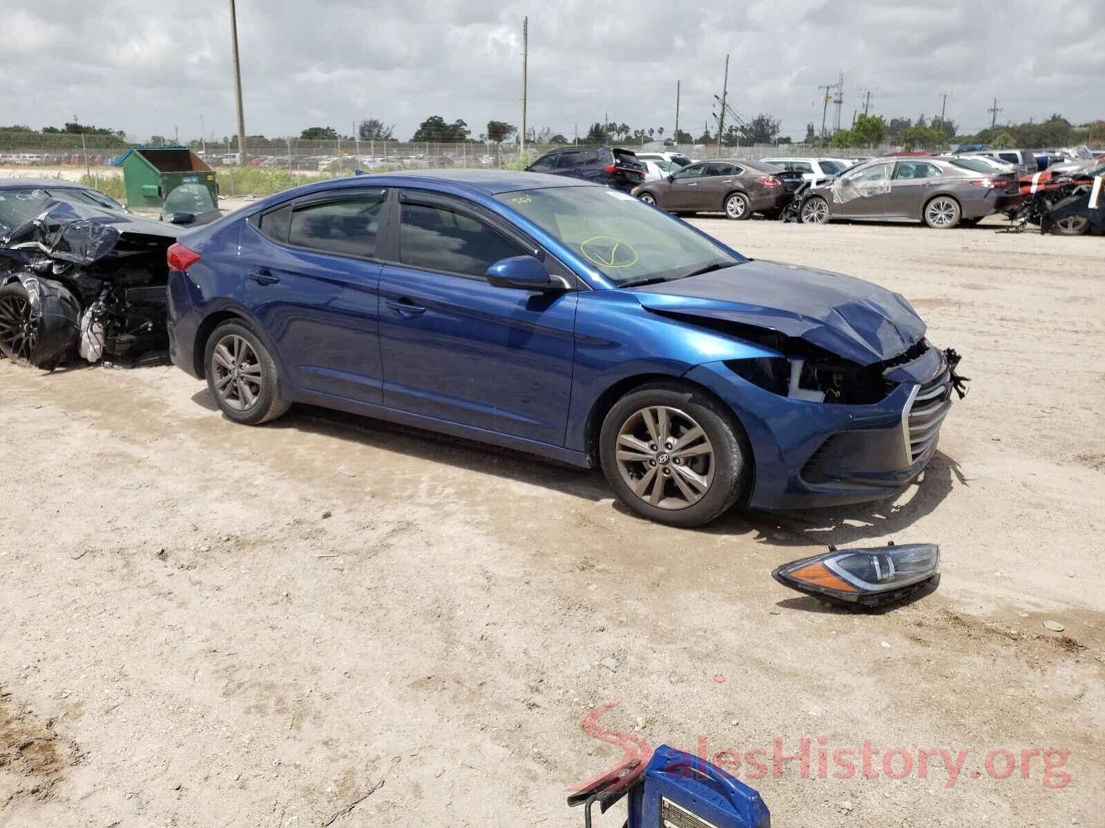 5NPD84LF5JH213550 2018 HYUNDAI ELANTRA