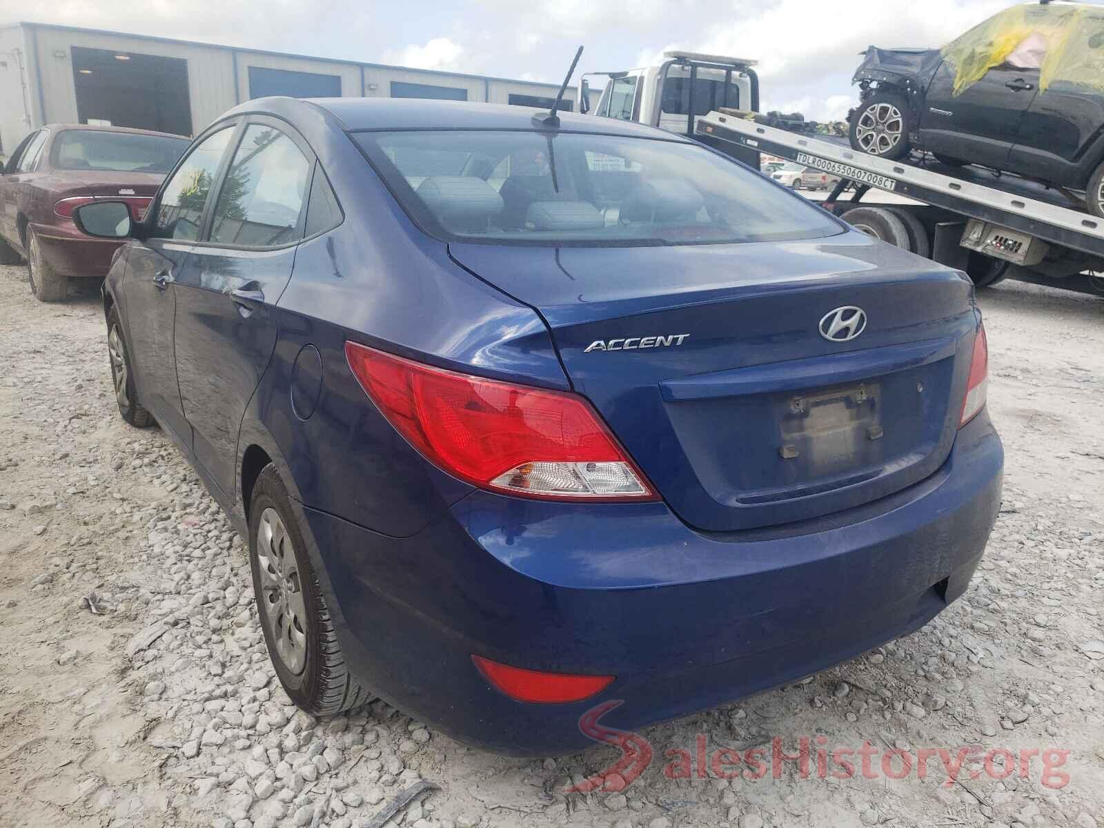 KMHCT4AE4GU158734 2016 HYUNDAI ACCENT