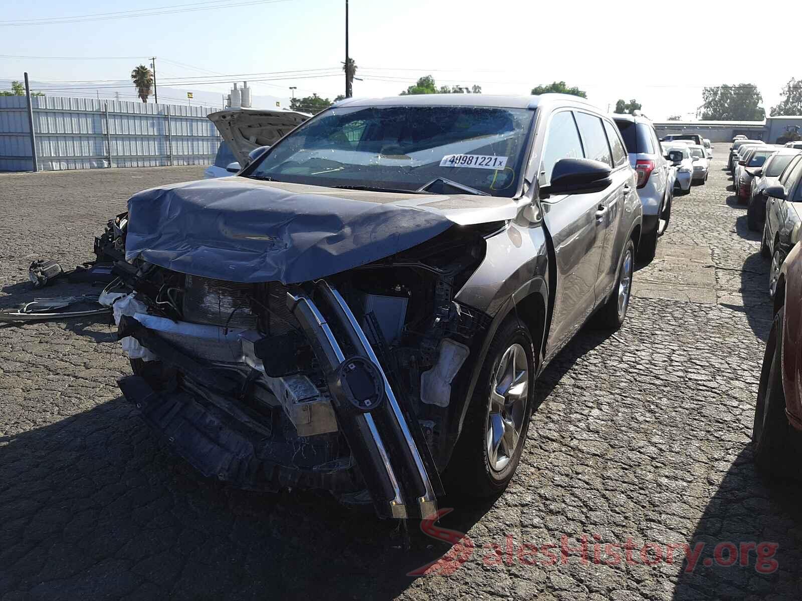 5TDYZRFH8KS322315 2019 TOYOTA HIGHLANDER