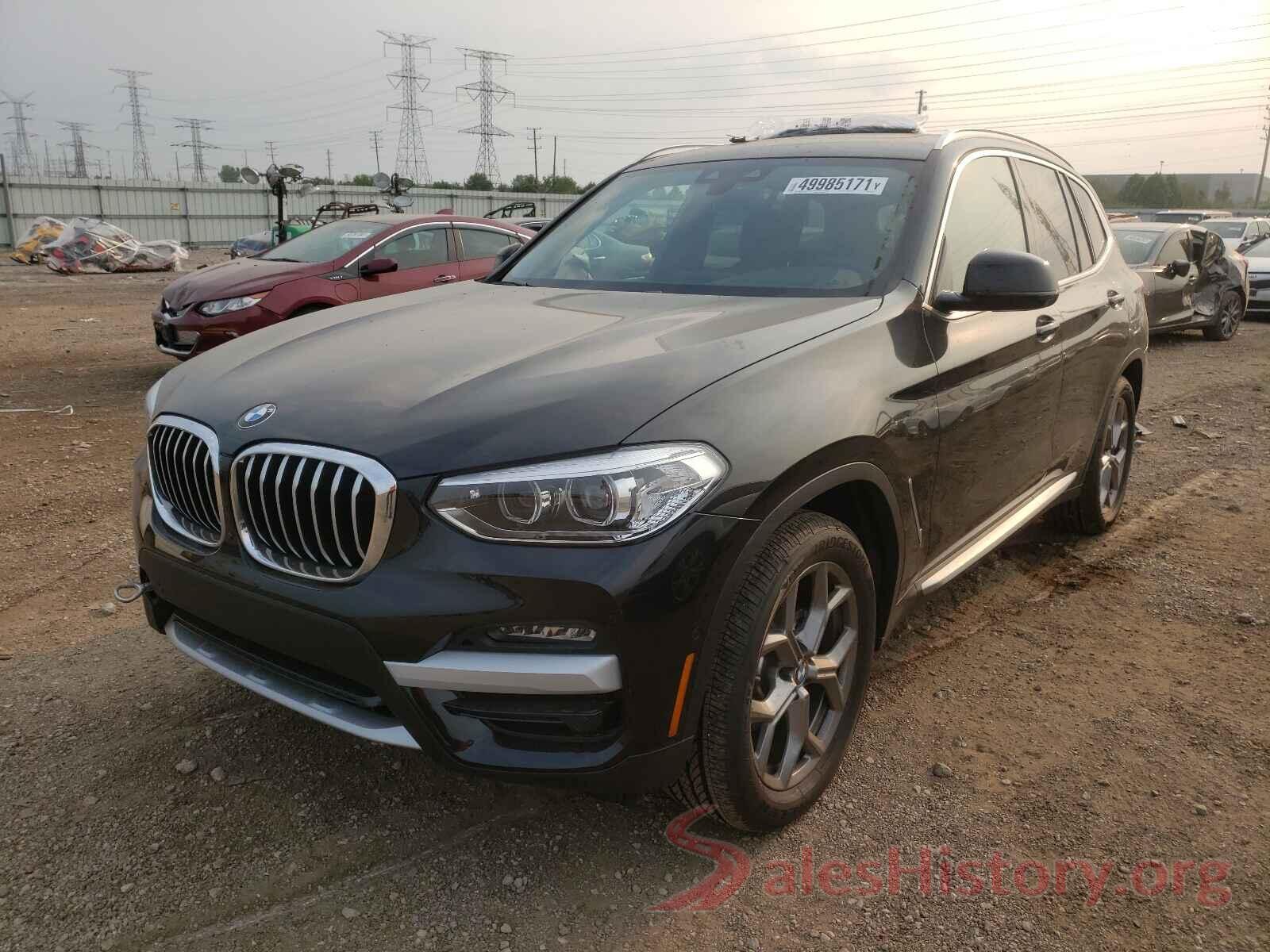 5UXTY5C04M9G87369 2021 BMW X3