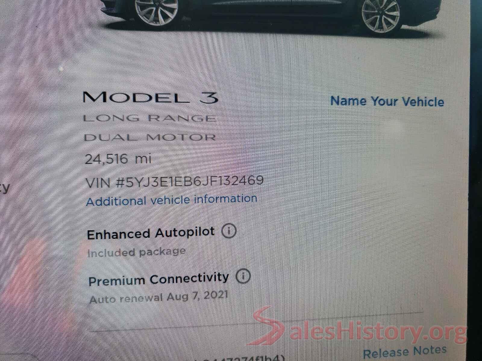 5YJ3E1EB6JF132469 2018 TESLA MODEL 3