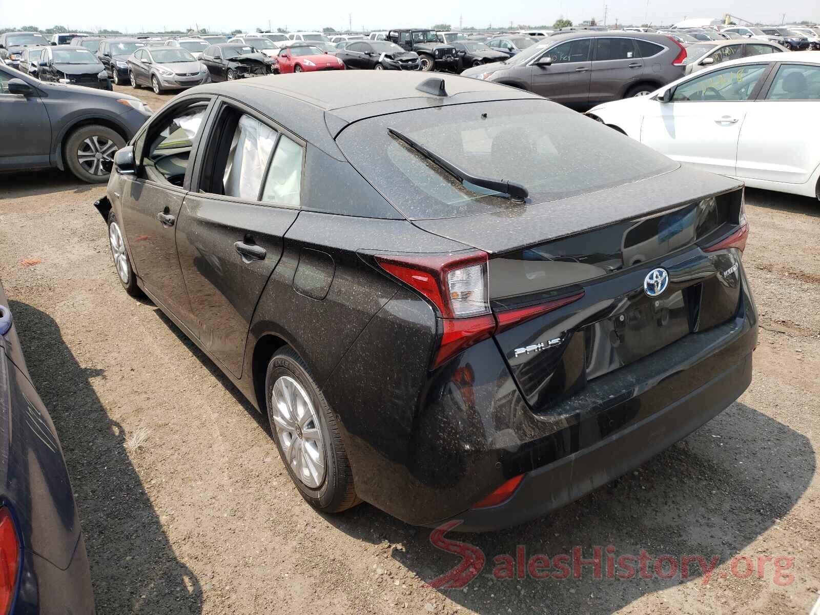 JTDKAMFUXM3145655 2021 TOYOTA PRIUS