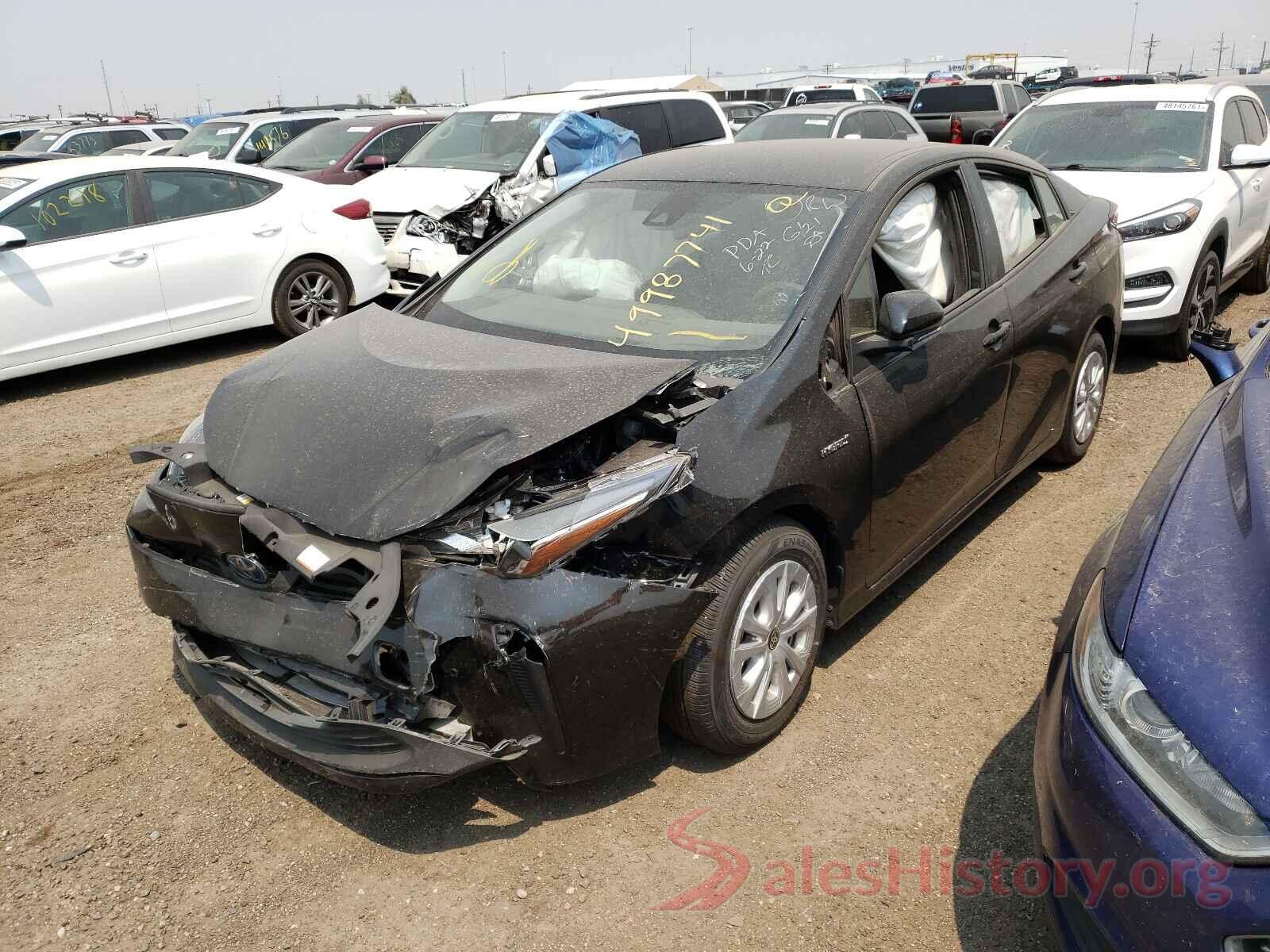 JTDKAMFUXM3145655 2021 TOYOTA PRIUS