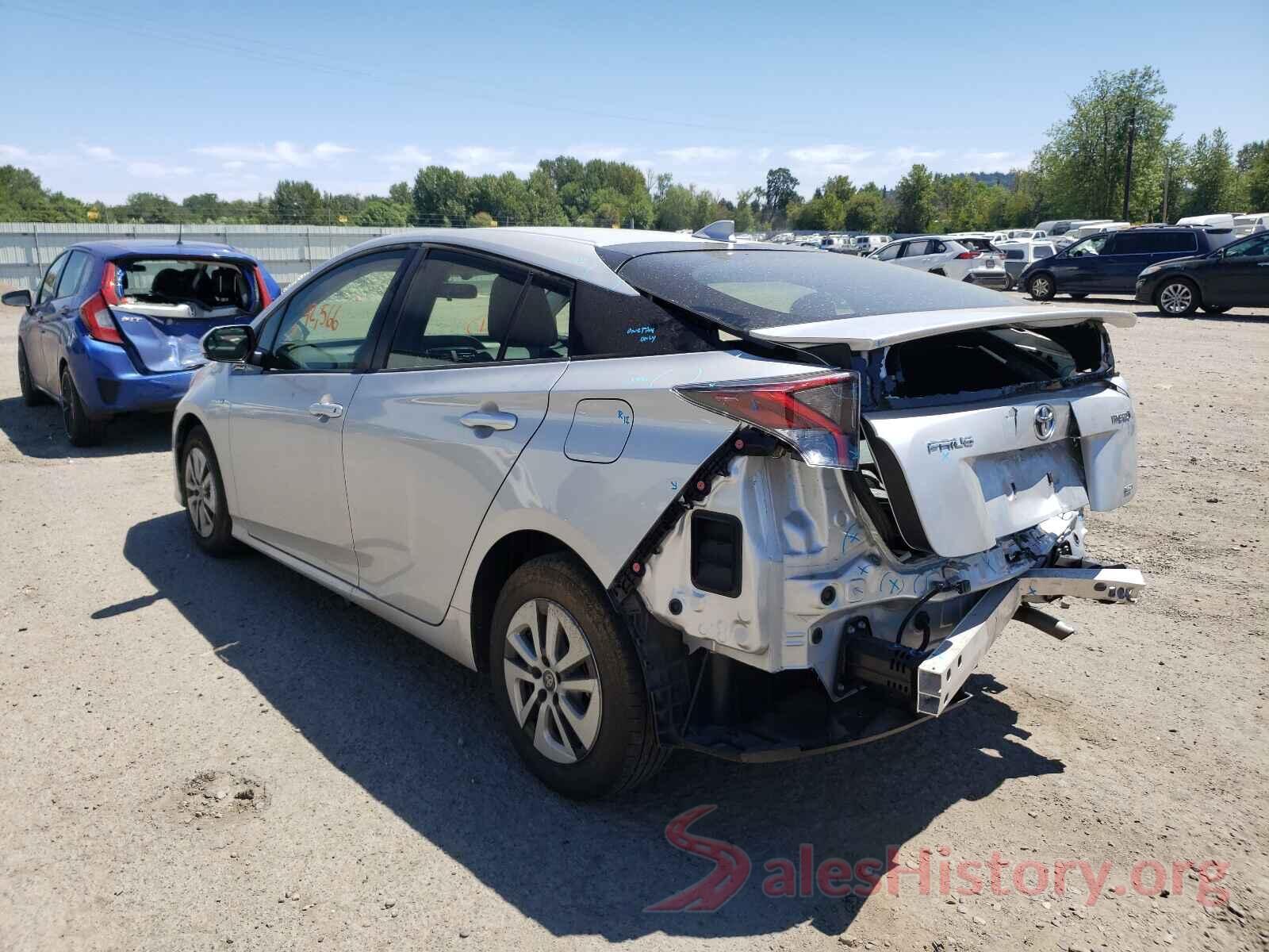 JTDKARFU8G3526437 2016 TOYOTA PRIUS